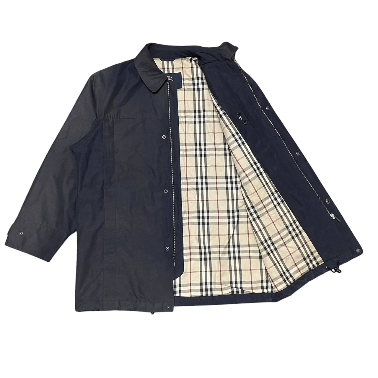 Burberry Vintage Burberry London Nova Check Sunfaded Trench Coat Size US L / EU 52-54 / 3 - 1 Thumbnail
