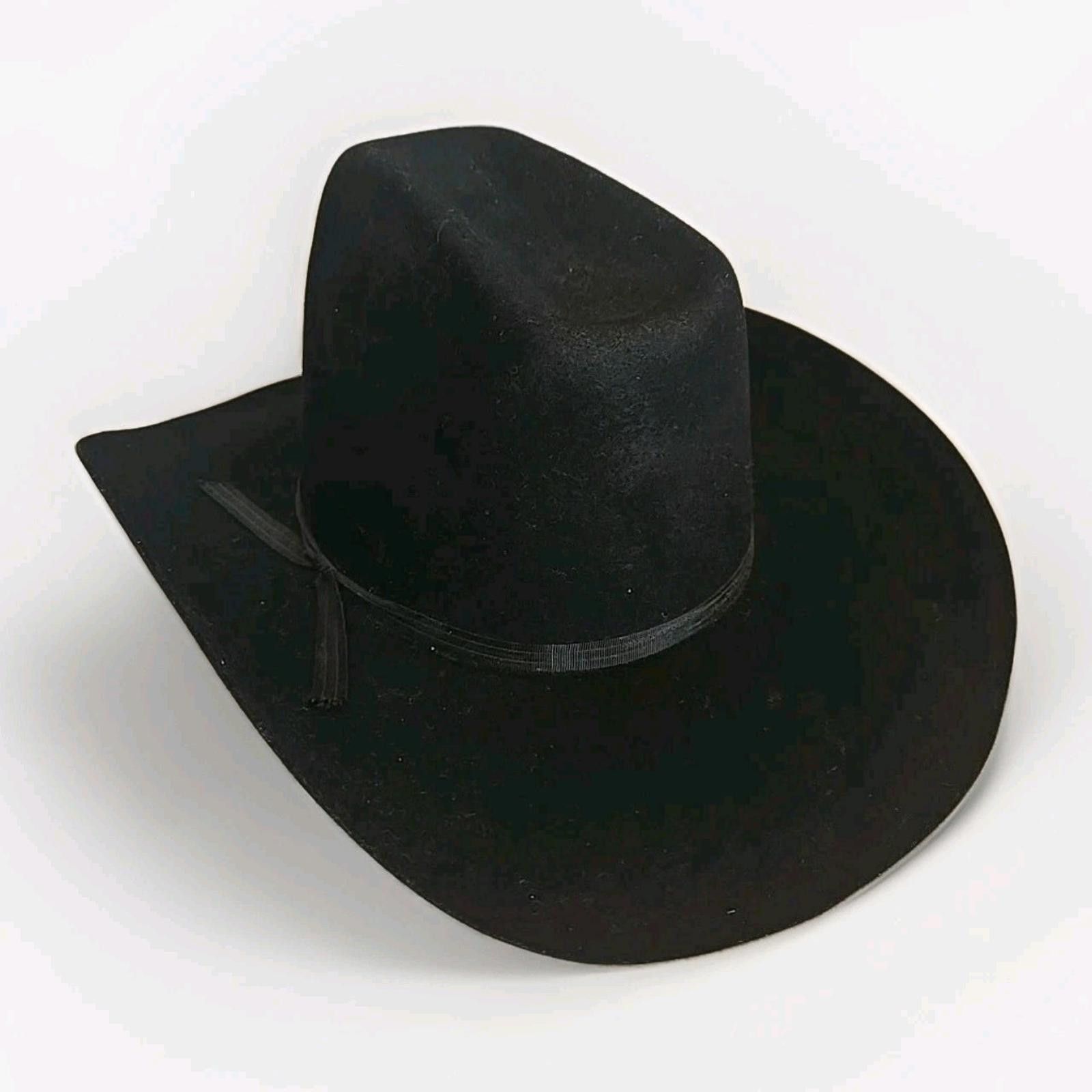 Other Vintage Car Lop Western Cowboy Hat Size 54 Leather Lining Size ONE SIZE - 1 Thumbnail