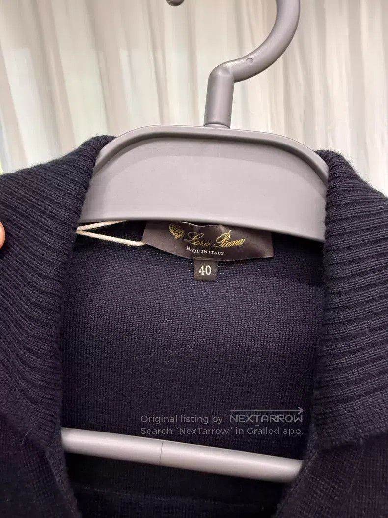 Loro Piana Loro Piana Goat Cashmere Dark Blue Dress - Cashmere Size XS / US 0-2 / IT 36-38 - 3 Thumbnail