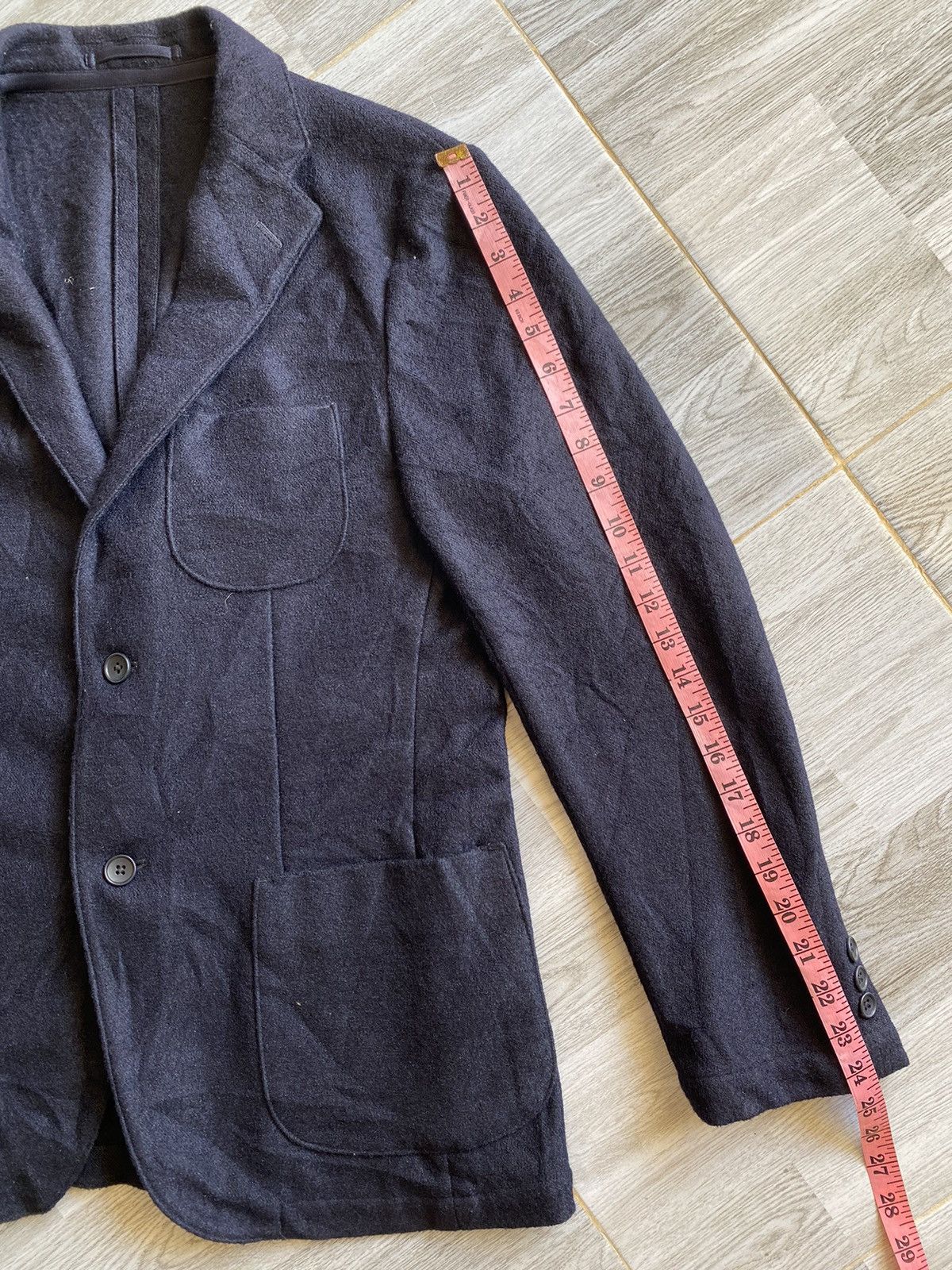 Japanese Brand × Uniqlo Uniqlo Wool Blazer Jacket Size US L / EU 52-54 / 3 - 16 Thumbnail
