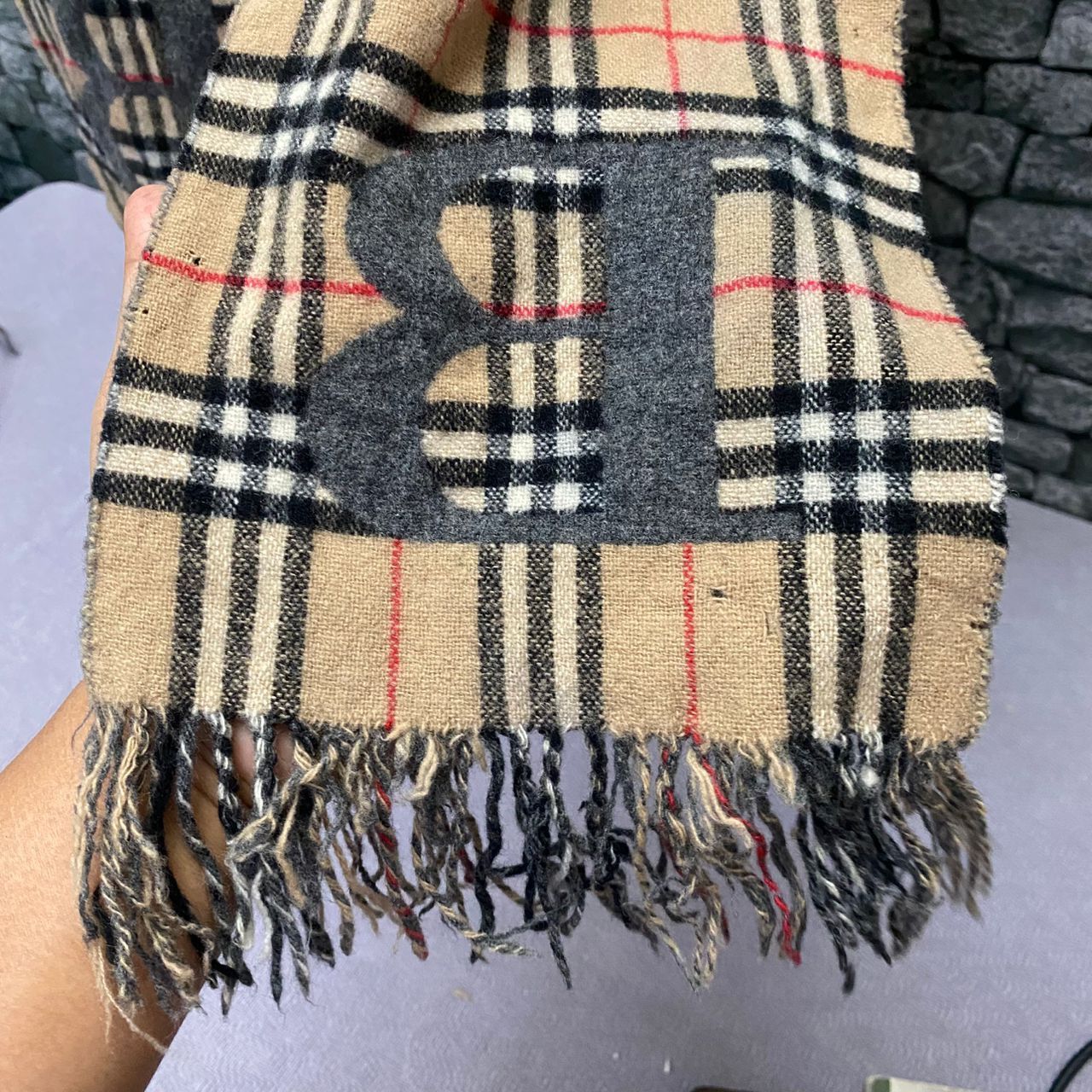 Burberry Prorsum Vintage 90s Burberry Exclusive by Scotland Scarf Size ONE SIZE - 7 Thumbnail
