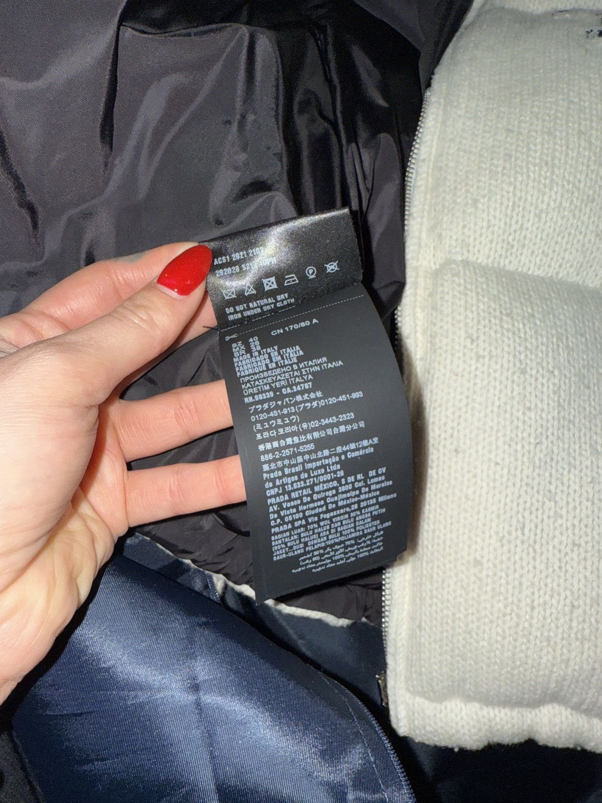 Prada Prada Cashmere puffer jacket Size S / US 4 / IT 40 - 5 Thumbnail