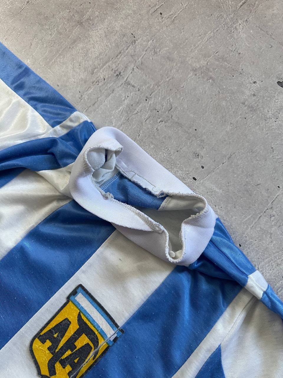 Le Coq Sportif Argentina Retro 80s Soccer Jersey Vintage Football Shirt Size US S / EU 44-46 / 1 - 6 Thumbnail