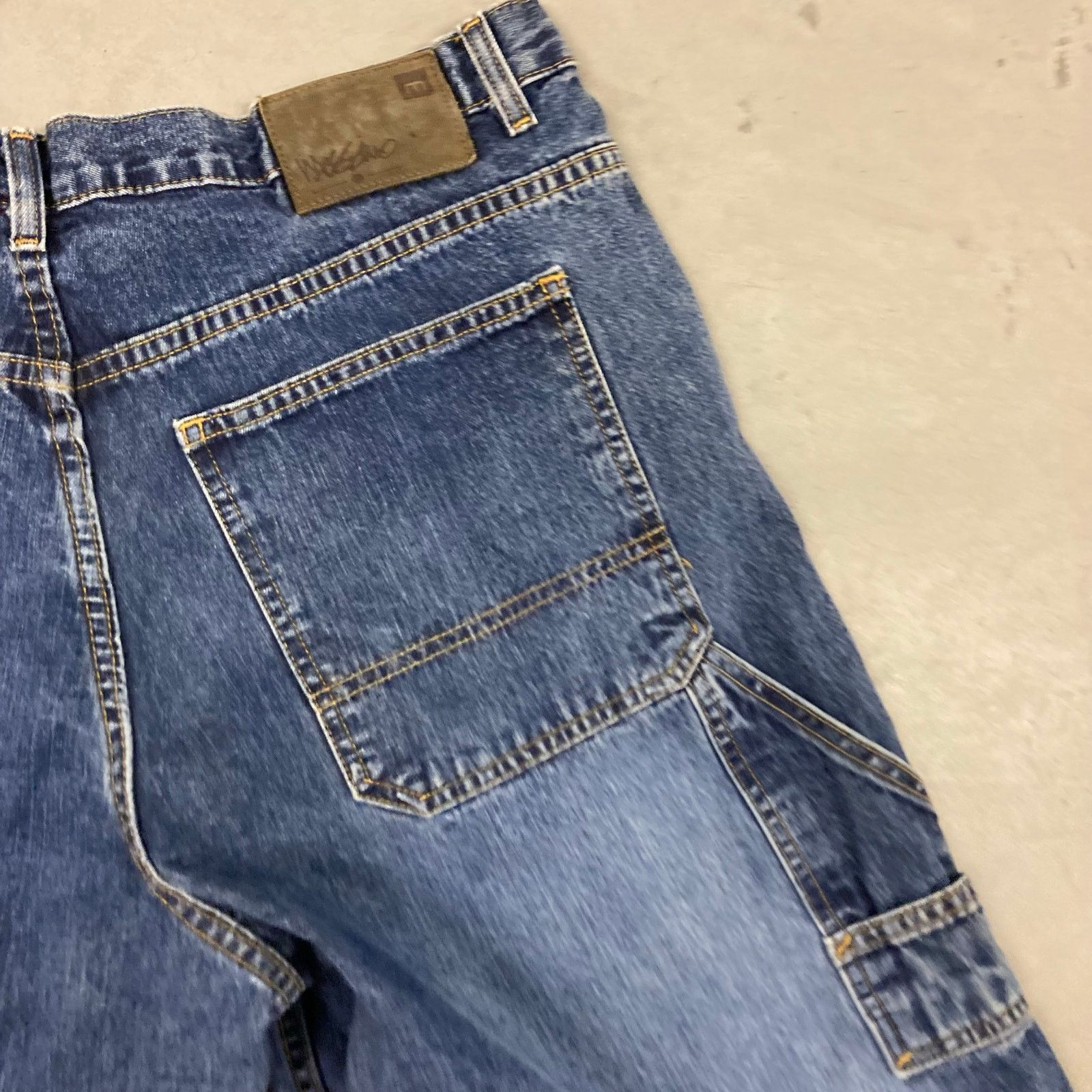 Mossimo × Vintage vintage y2k baggy mossimo carpenter cargo jeans 38x30 Size US 38 / EU 54 - 4 Thumbnail