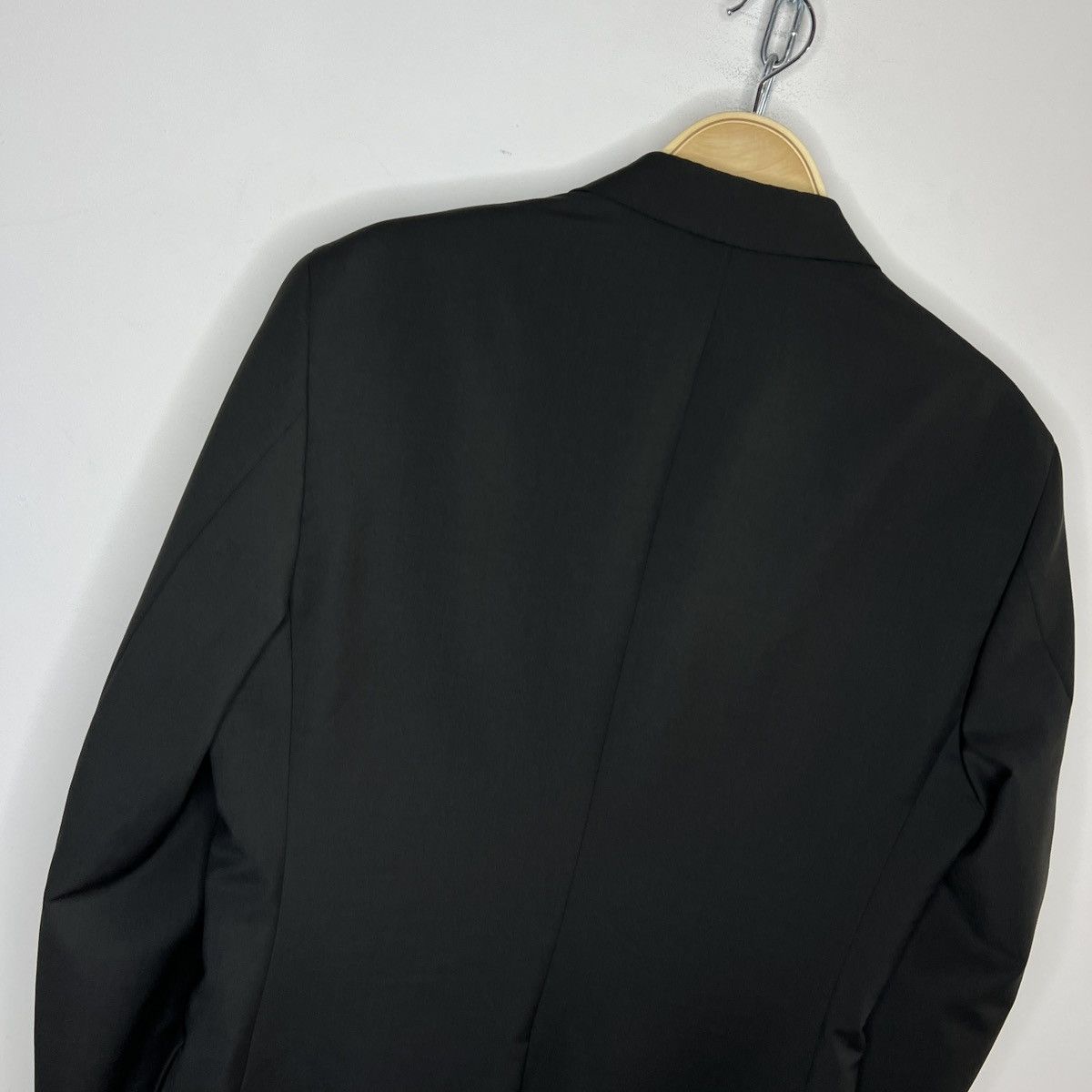 Designer × Prada Prada Black Wool 2 Buttons Classic Blazer Light Jacket Size US M / EU 48-50 / 2 - 13 Thumbnail