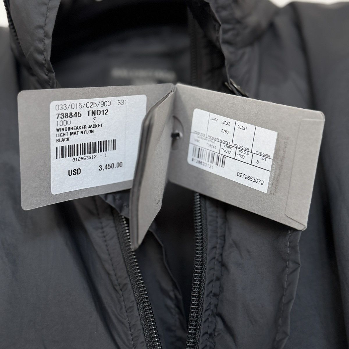 Balenciaga Balenciaga Oversized Windbreaker Jacket, Black Nylon, Size S Size US S / EU 44-46 / 1 - 7 Thumbnail