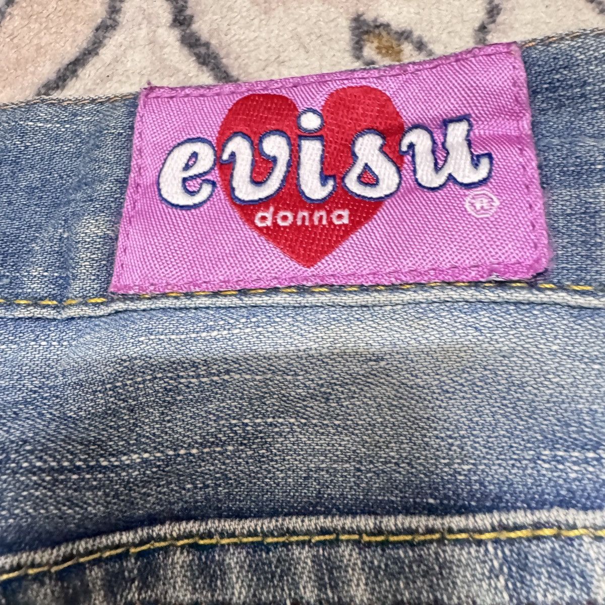 Evisu Evisu Donna Seagul Denim Jeans Size 29" - 17 Thumbnail
