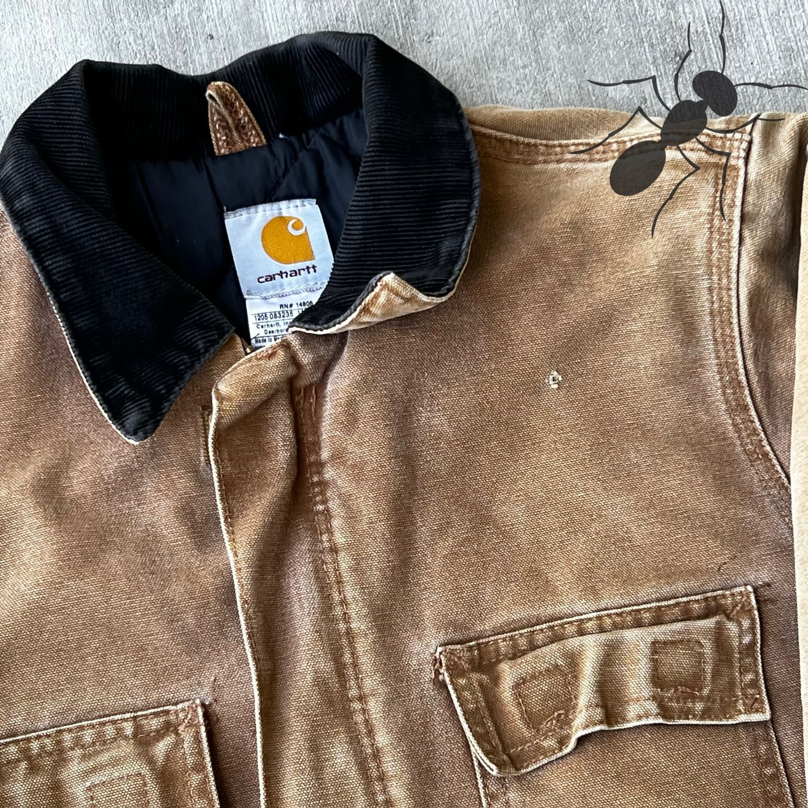 Carhartt × Vintage Carhartt YOUTH YYC26 BRN brown arctic work wear jacket Size US XS / EU 42 / 0 - 3 Thumbnail