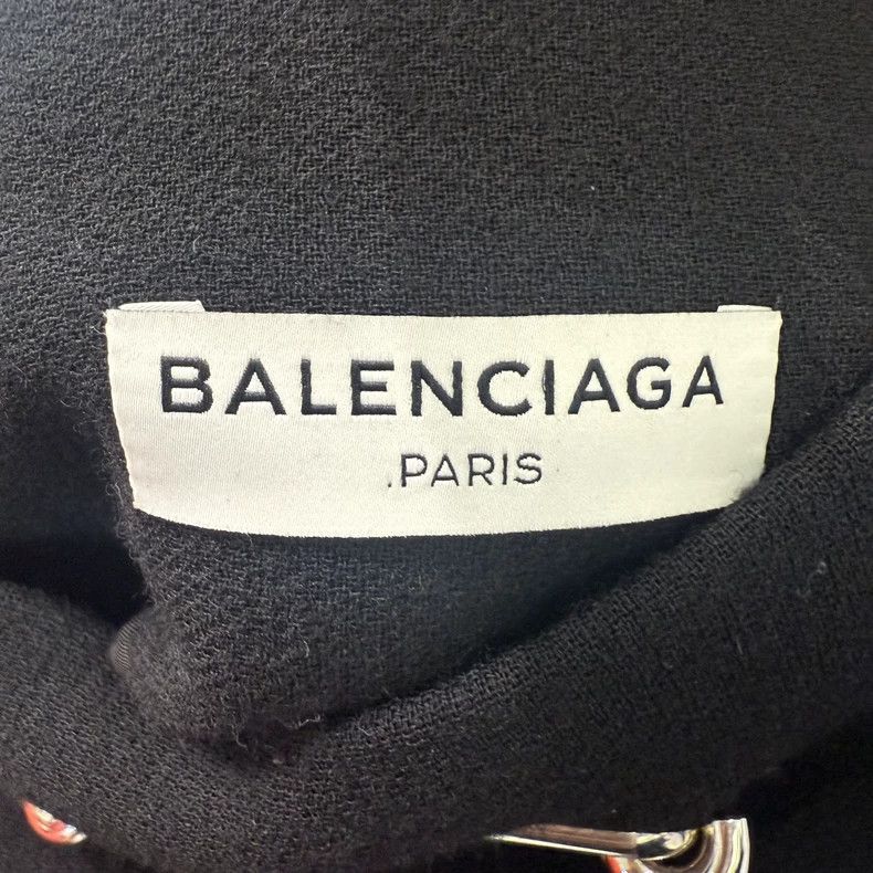 Balenciaga Balenciaga Black Wool Skirt Size 35" - 5 Thumbnail