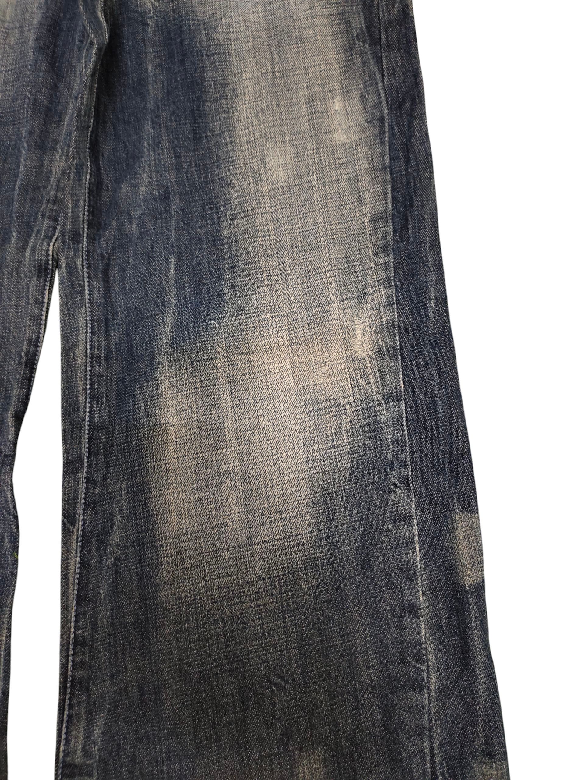 Hysteric Glamour Flare Loose Jeans Wild Rush Clawmark Distress Bootcut Y2k Size US 34 / EU 50 - 4 Thumbnail