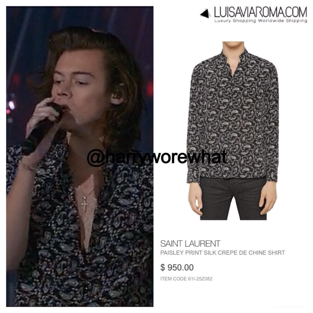Hedi Slimane SAINT LAURENT SS15 SILK PAISLEY SHIRT Size US M / EU 48-50 / 2 - 8 Thumbnail