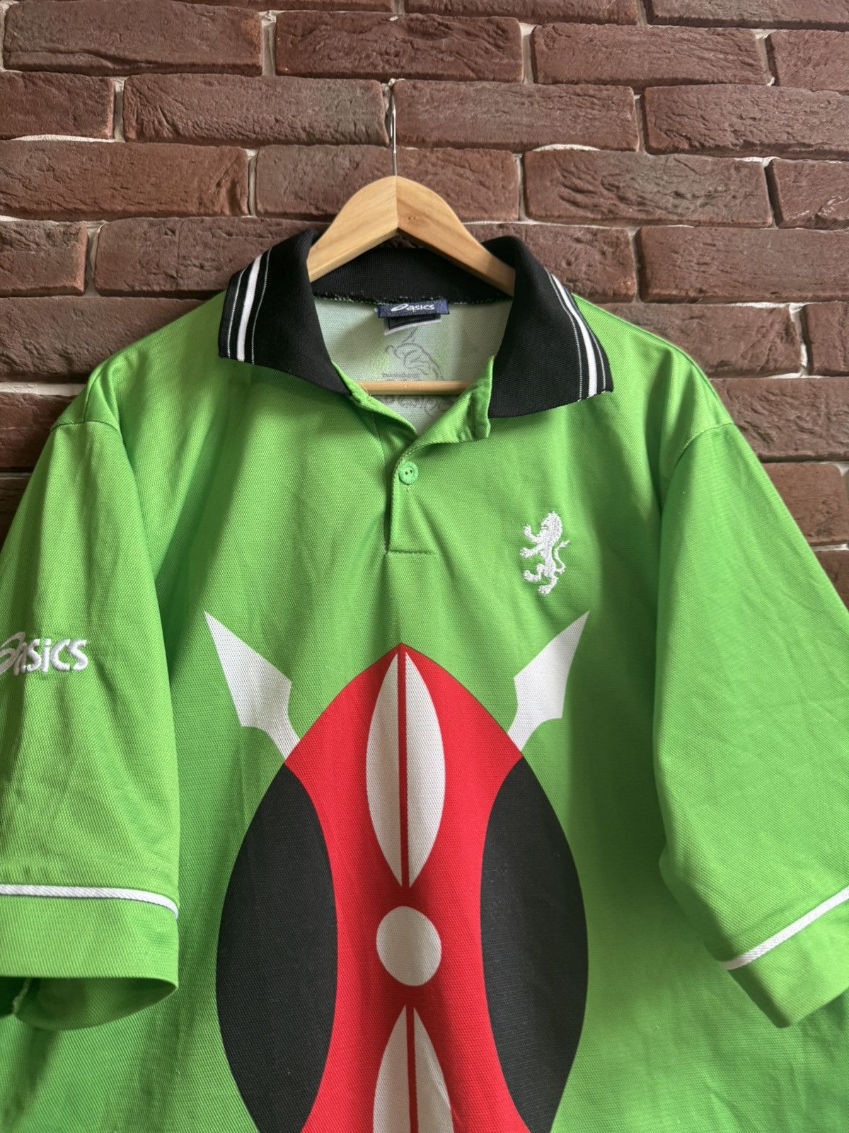 Reebok Vintage 90s 1999 Kenya Cricket National Te Jersey Green Rare Size US L / EU 52-54 / 3 - 3 Thumbnail