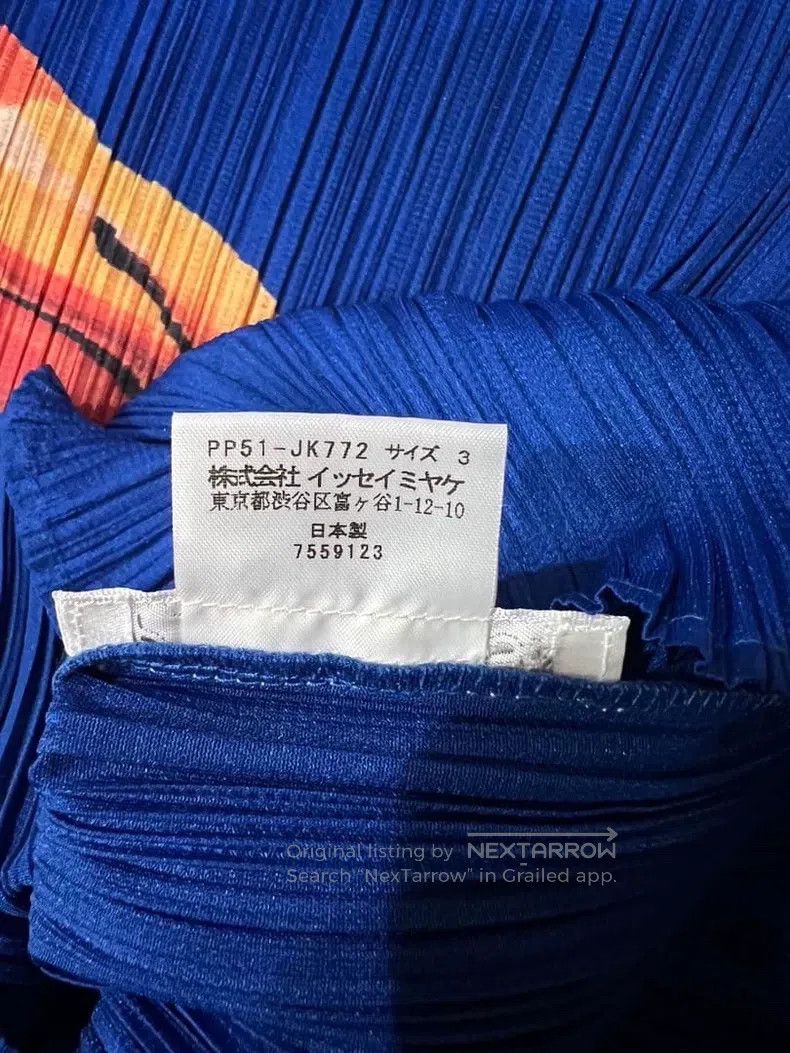 Issey Miyake Issey Miyake Blue Short Sleeve Size L / US 10 / IT 46 - 7 Thumbnail