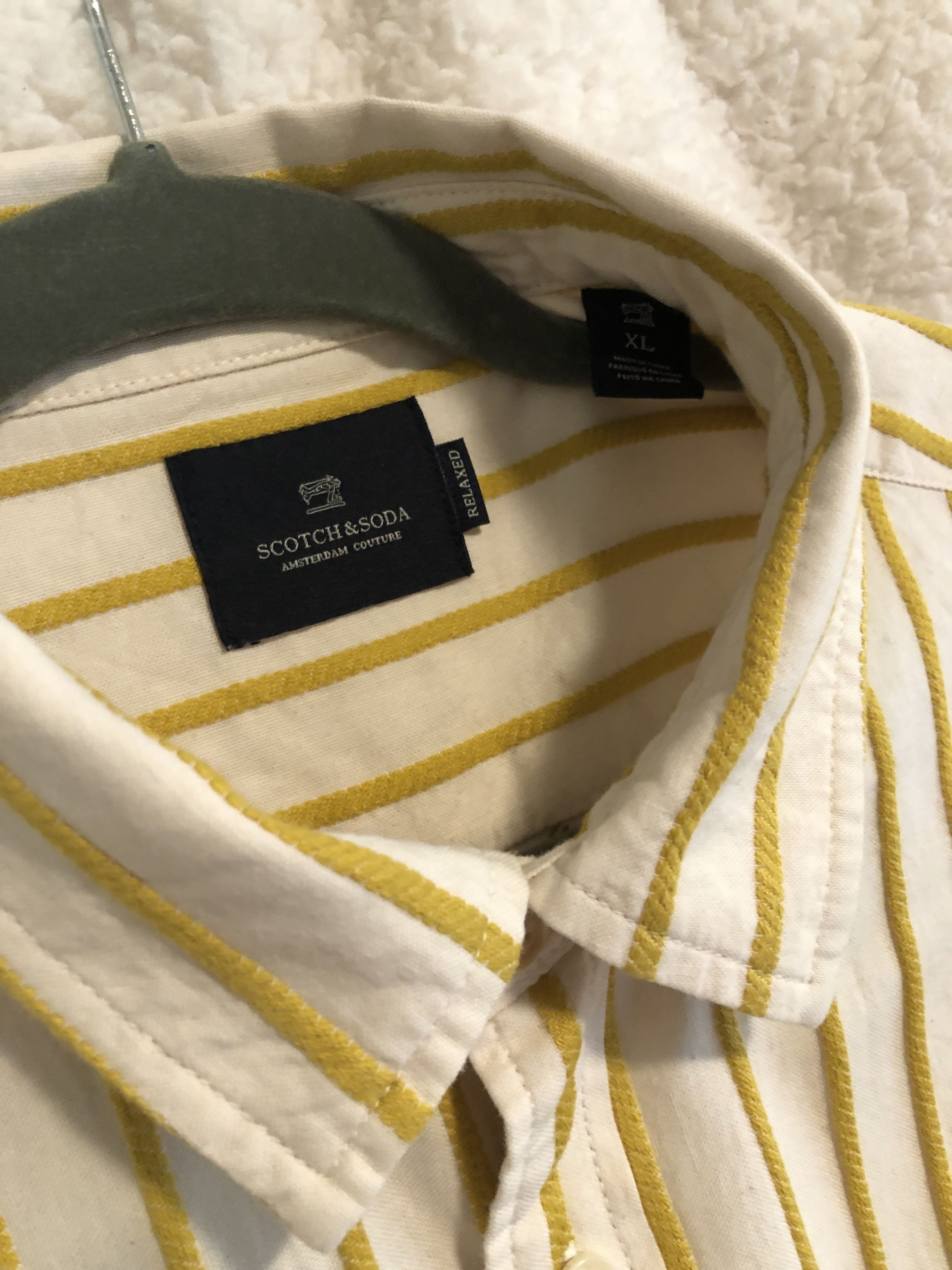 Scotch & Soda Scotch & Soda Ribbed, short-sleeve button up Size US XL / EU 56 / 4 - 2 Thumbnail