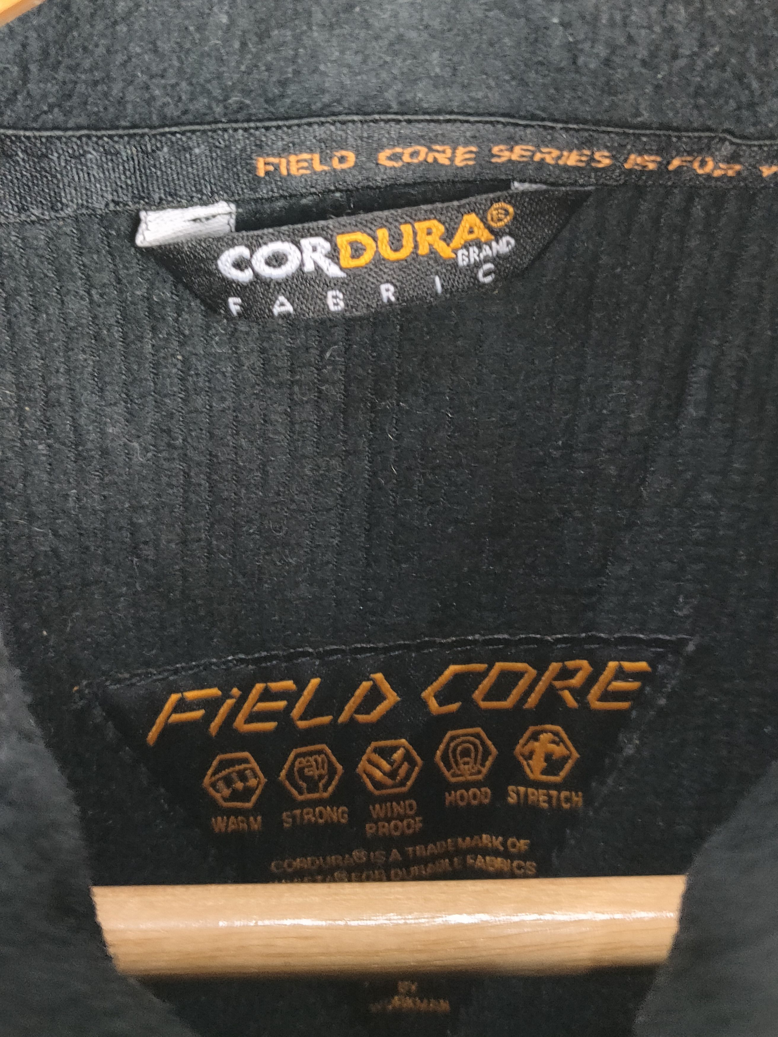 Japanese Brand Field Core outdoor zip-up jacket made with Cordura fabric Size US M / EU 48-50 / 2 - 3 Thumbnail