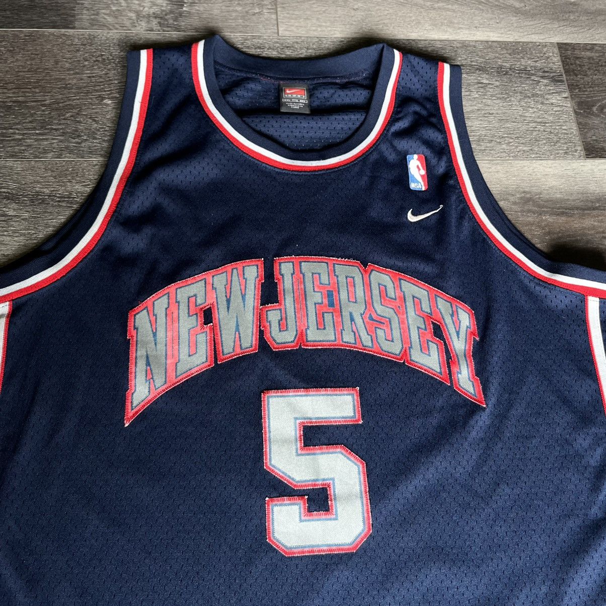 NBA Vintage 2000s NBA Nike Jason Kidd New Jersey Nets Jersey #5 Size US XXL / EU 58 / 5 - 7 Thumbnail