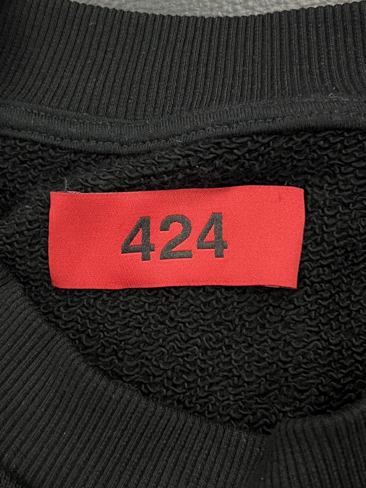424 424 AW18 Distressed USA Sweatshirt Size US M / EU 48-50 / 2 - 8 Thumbnail