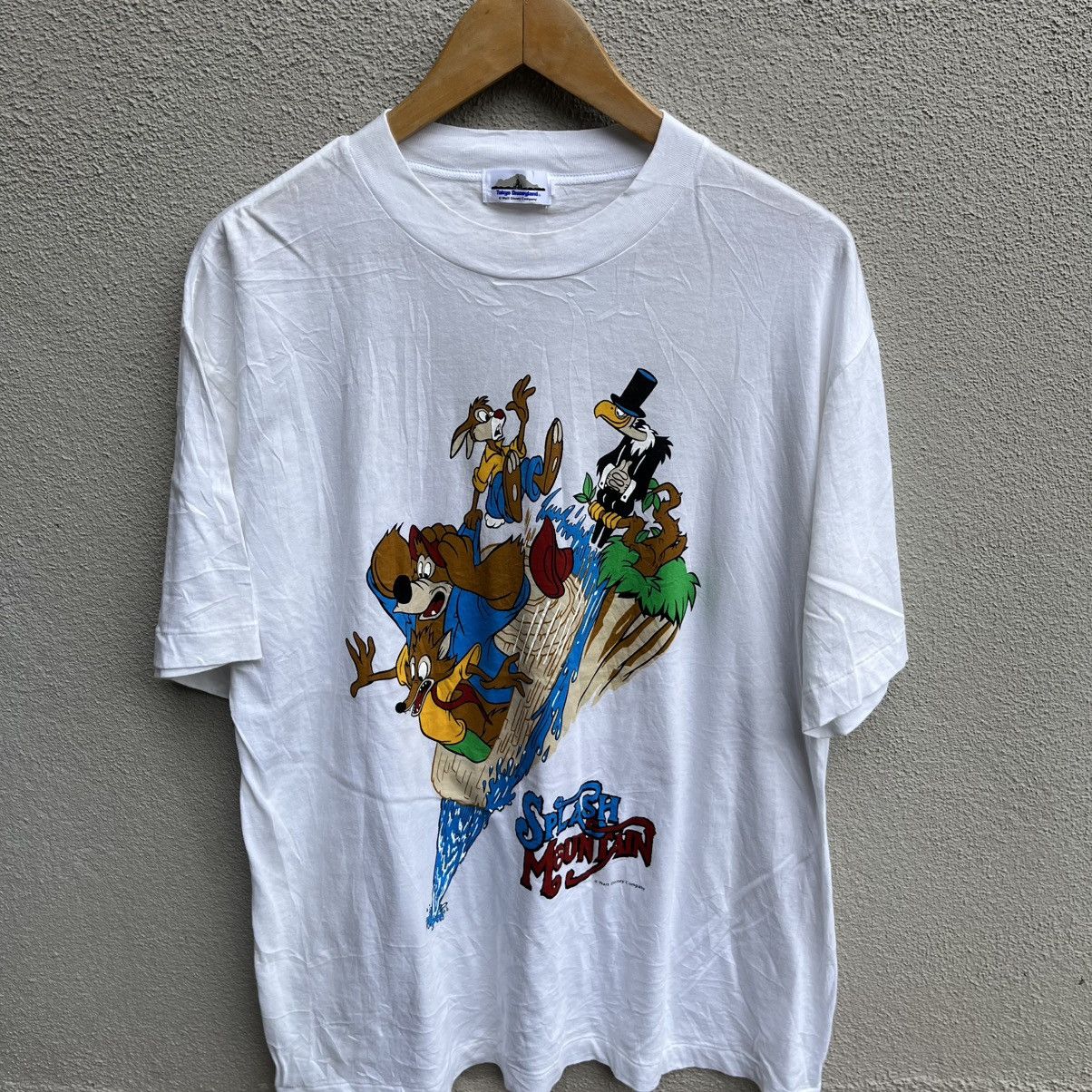 Disney Vintage 90s DISNEY Splash mountain tee cartoons Size US XL / EU 56 / 4 - 2 Thumbnail