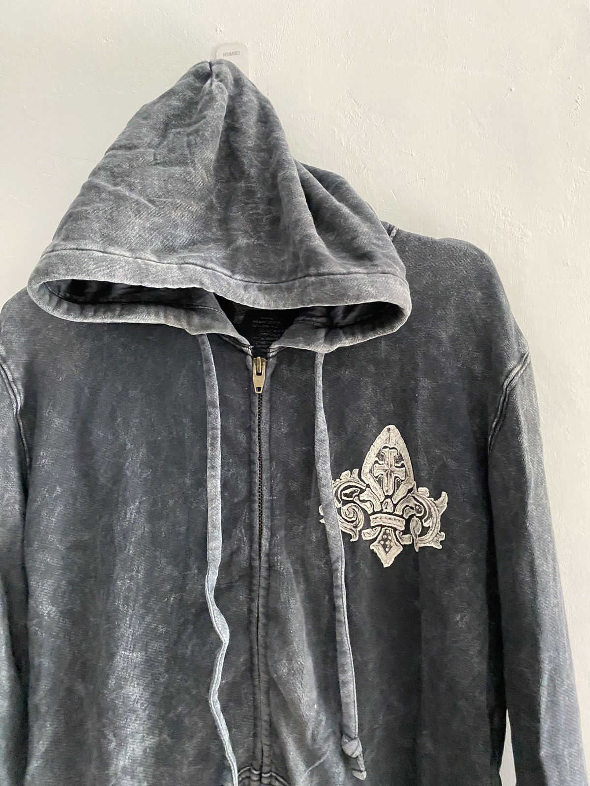 If Six Was Nine × Japanese Brand × Le Grande Bleu (L.G.B.) Buckaroo patch skull wash black hoodie Size US L / EU 52-54 / 3 - 3 Thumbnail