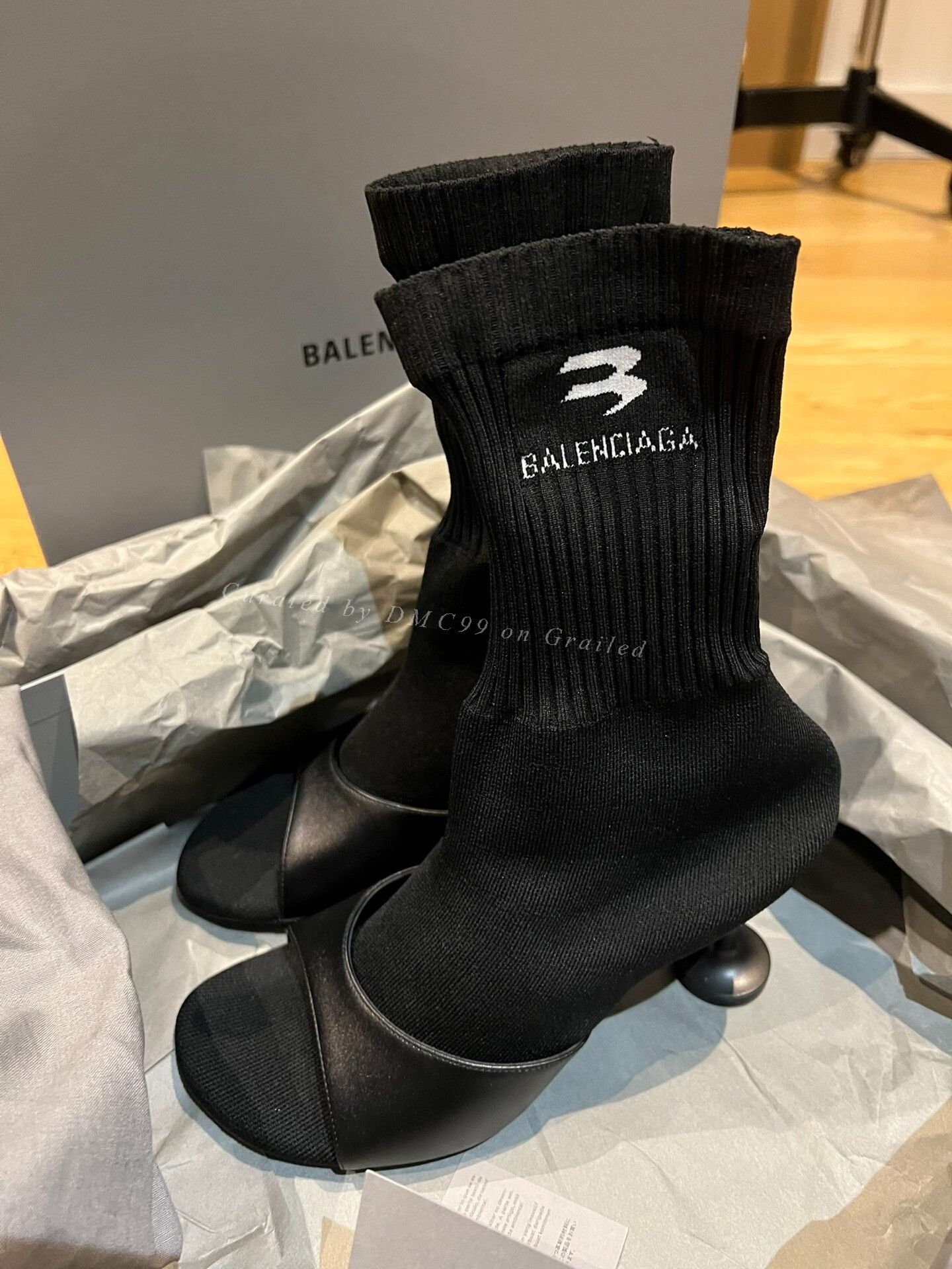 Balenciaga Balenciaga Demna High Heel Sock Shoes Size US 7 / IT 37 - 1 Thumbnail