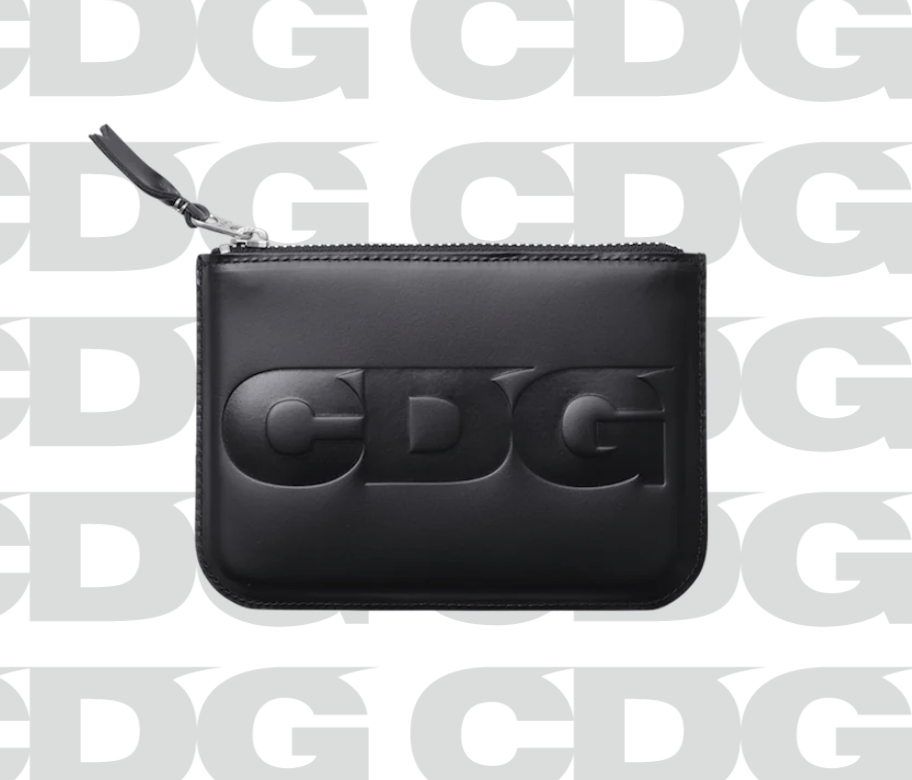 CDG by Comme des Garcons CDG EMBOSSED LOGO WALLET 1 Black Size ONE SIZE - 1 Thumbnail