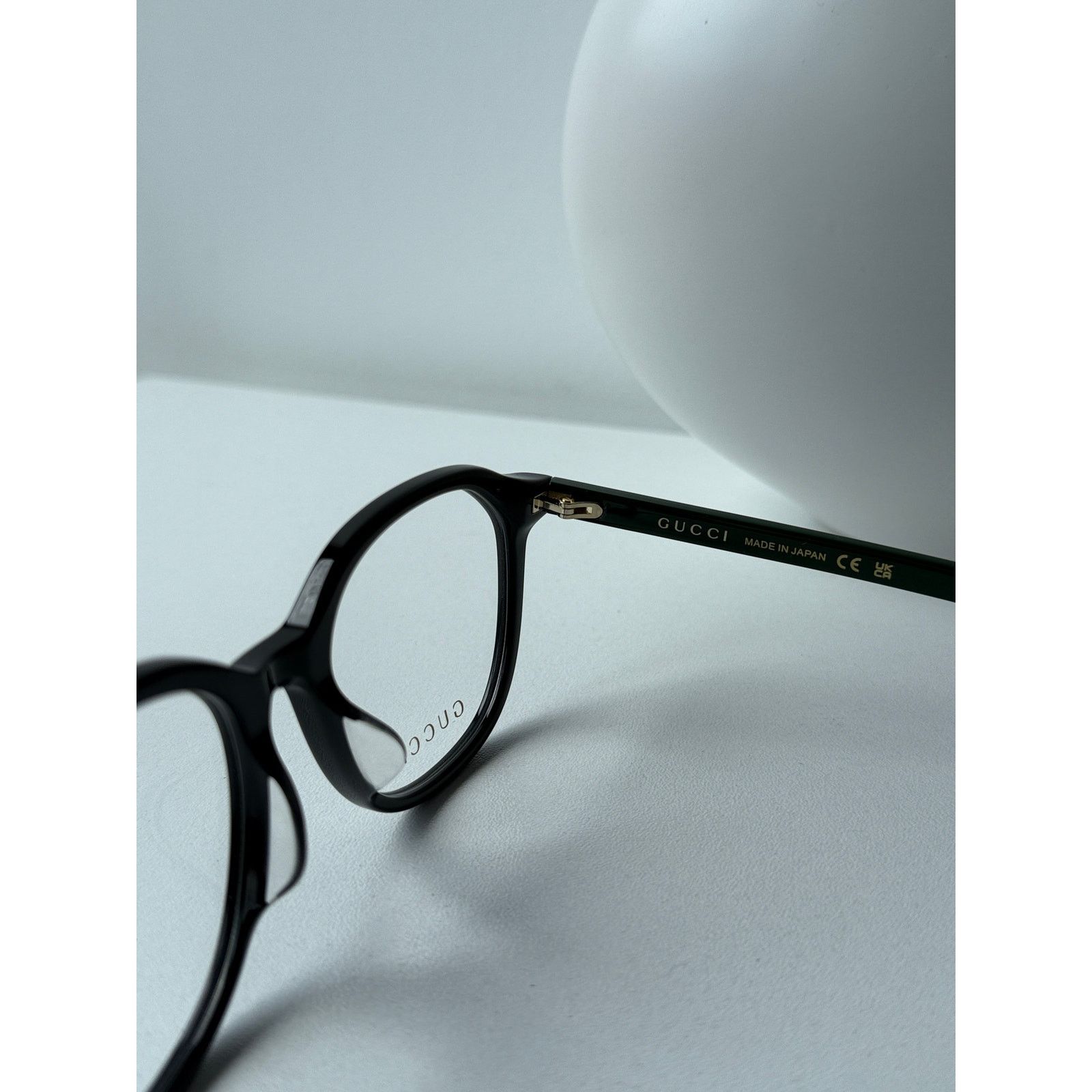 Gucci NEW Gucci GG0932OA Black Round Unisex Eyeglasses Frames Size ONE SIZE - 6 Thumbnail
