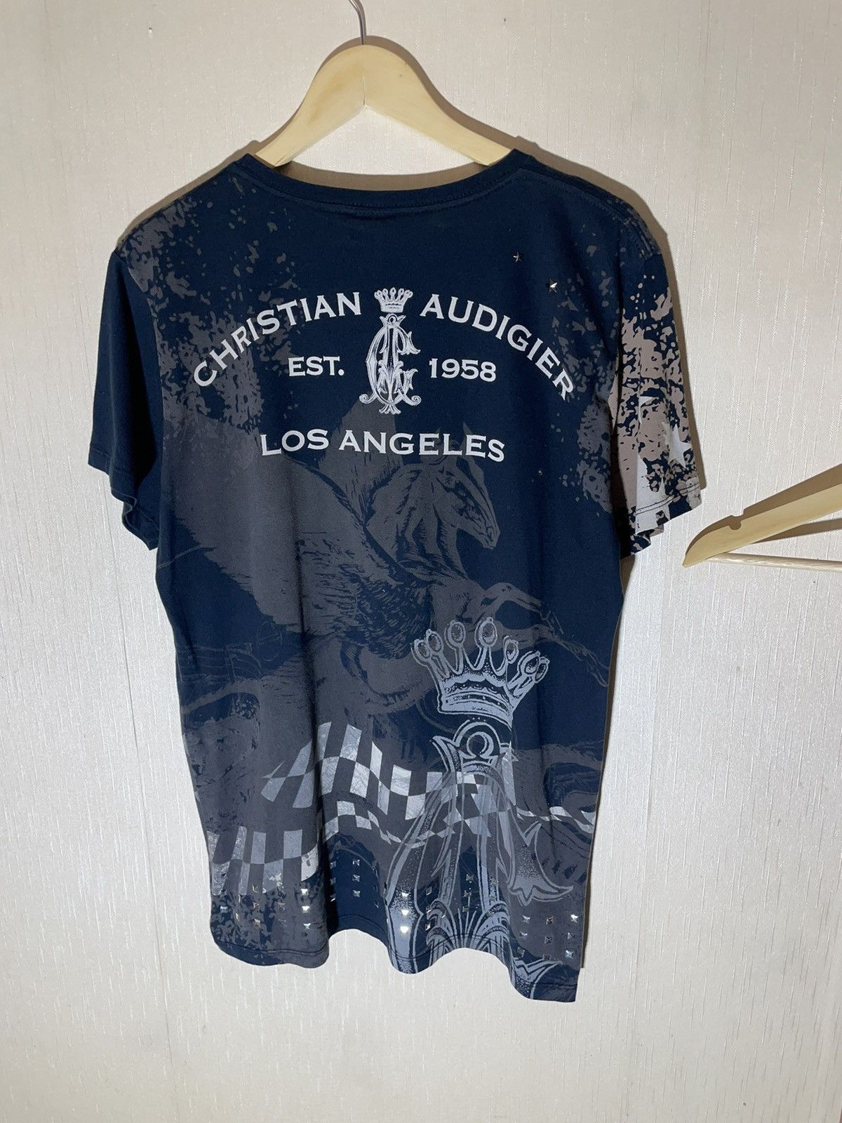 Ed Hardy × Vintage Christian Audigier vintage streetwear T shirt Size US L / EU 52-54 / 3 - 2 Thumbnail