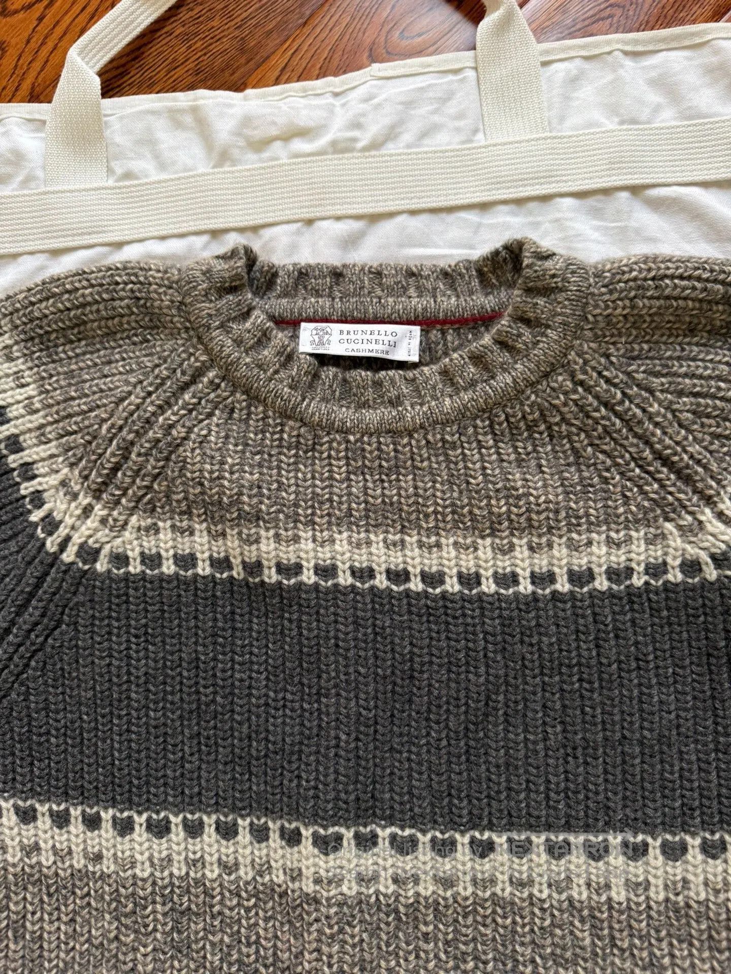 Brunello Cucinelli Brunello Cucinelli Men's Thick Cashmere Sweater. Size US L / EU 52-54 / 3 - 2 Thumbnail