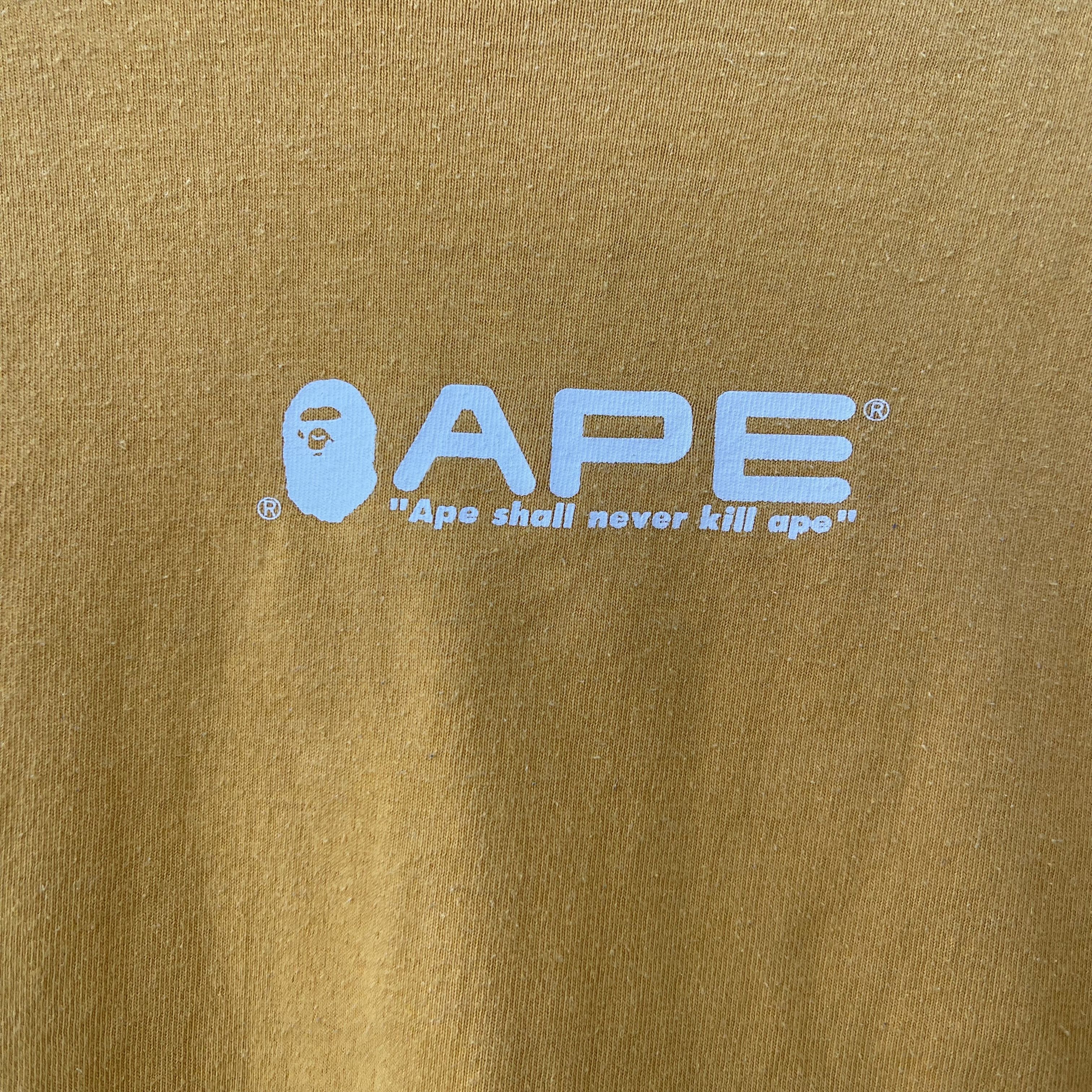 Bape A Bathing Ape Bape Ape Shall Never Kill Ape Longsleeve Shirt Size US L / EU 52-54 / 3 - 3 Thumbnail