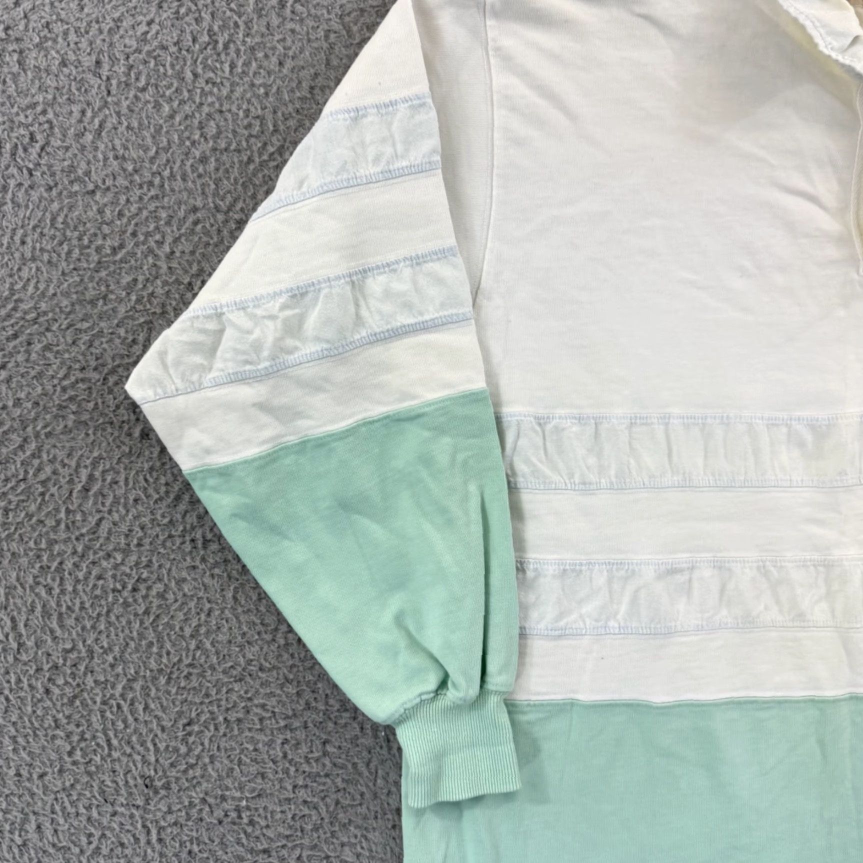 Vintage VINTAGE St John's Bay Shirt Mens XL Striped Long Sleeve Rugby 90s Polo Striped Size US XL / EU 56 / 4 - 4 Thumbnail