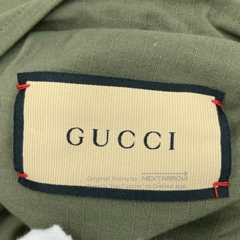 Gucci Gucci Colour block logo label embroidery cotton hooded lon Size US M / EU 48-50 / 2 - 7 Thumbnail