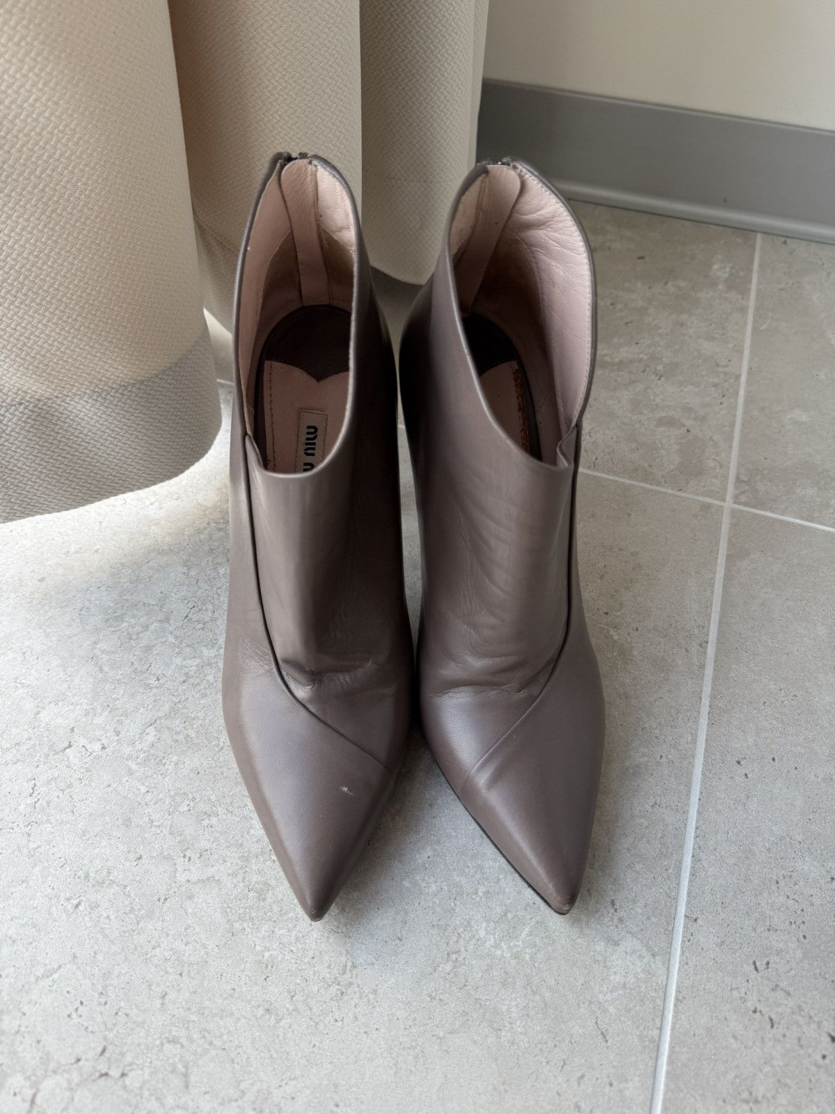 Miu Miu 00s Miu Miu Leather Heels Size US 9 / IT 39 - 2 Thumbnail