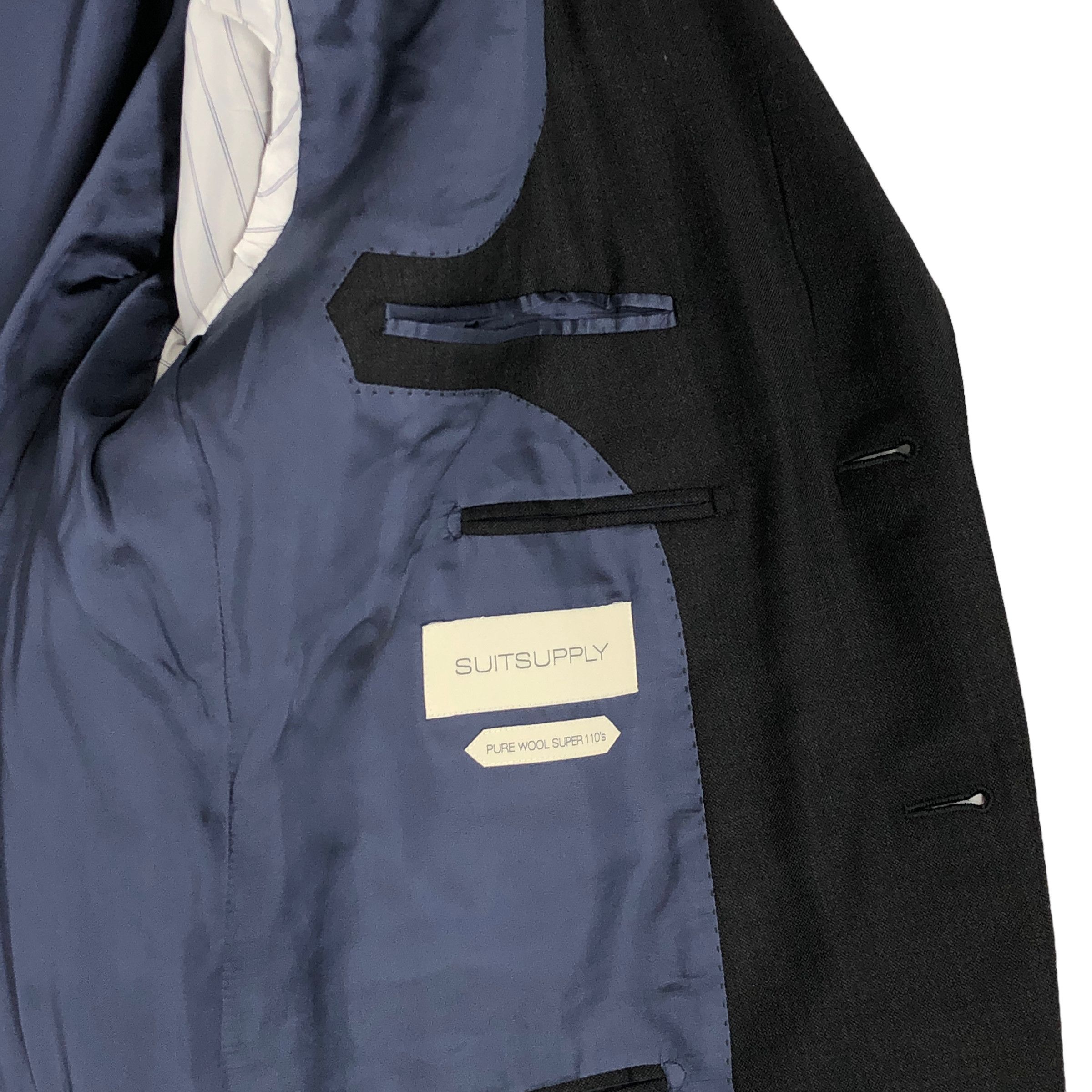 Suitsupply Napoli Single Breasted Wool Blazer Size EU:27; UK:44; US:44R Size 44R - 7 Thumbnail