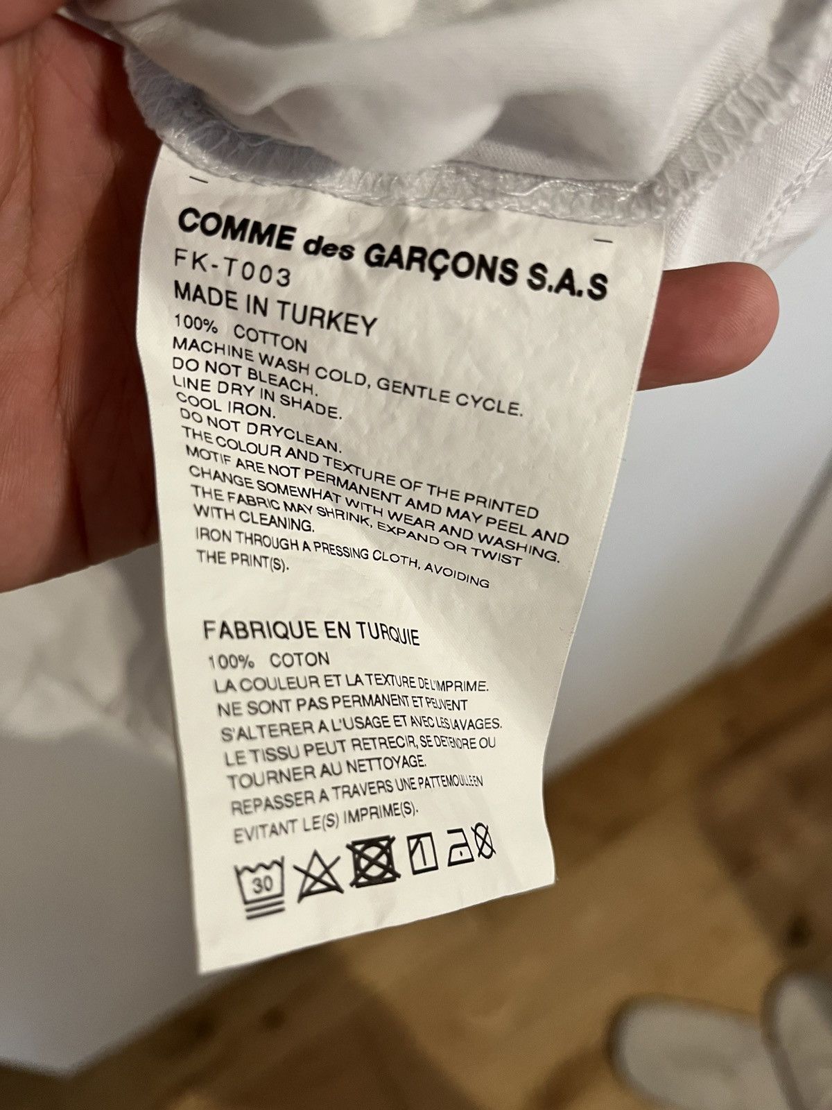 Comme des Garcons SHIRT Comme des garçons shirts strawberry t-shirts Size US M / EU 48-50 / 2 - 4 Thumbnail