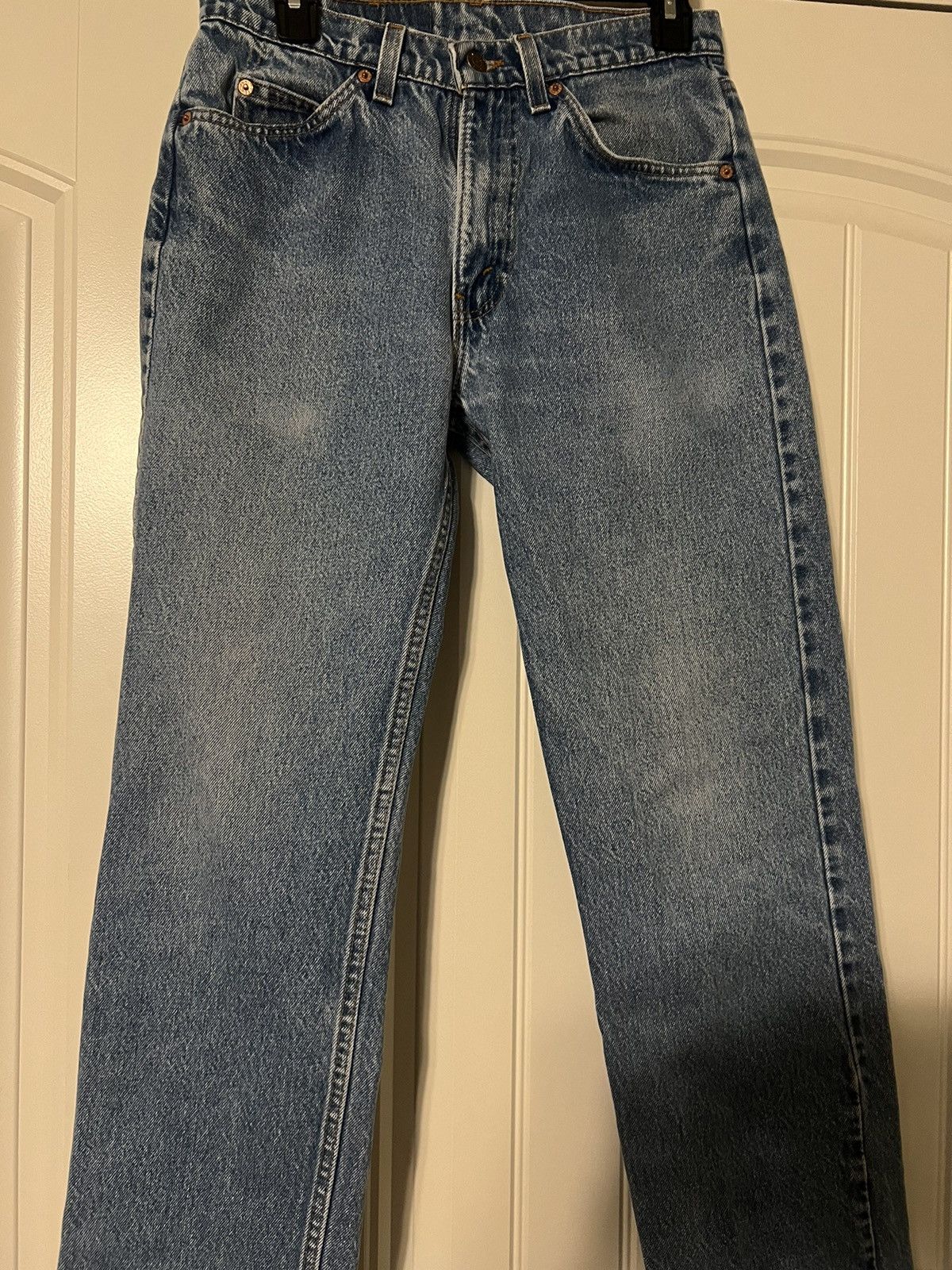 Levi's Vintage Levi’s 505 Orange Tab Jeans Size US 30 / EU 46 - 9 Thumbnail