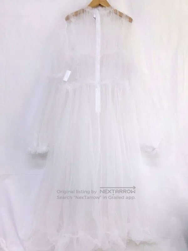 Comme des Garcons Comme Des Garcons White Retro Lace Design Dress Size M / US 6-8 / IT 42-44 - 2 Thumbnail