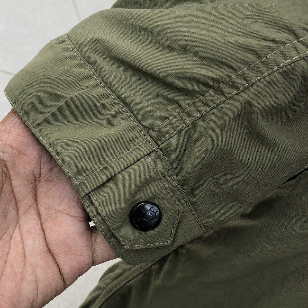 Japanese Brand BAGARCH Mod Coat Olive Military Coat Cross Big Logo Parka Size US XL / EU 56 / 4 - 17 Thumbnail