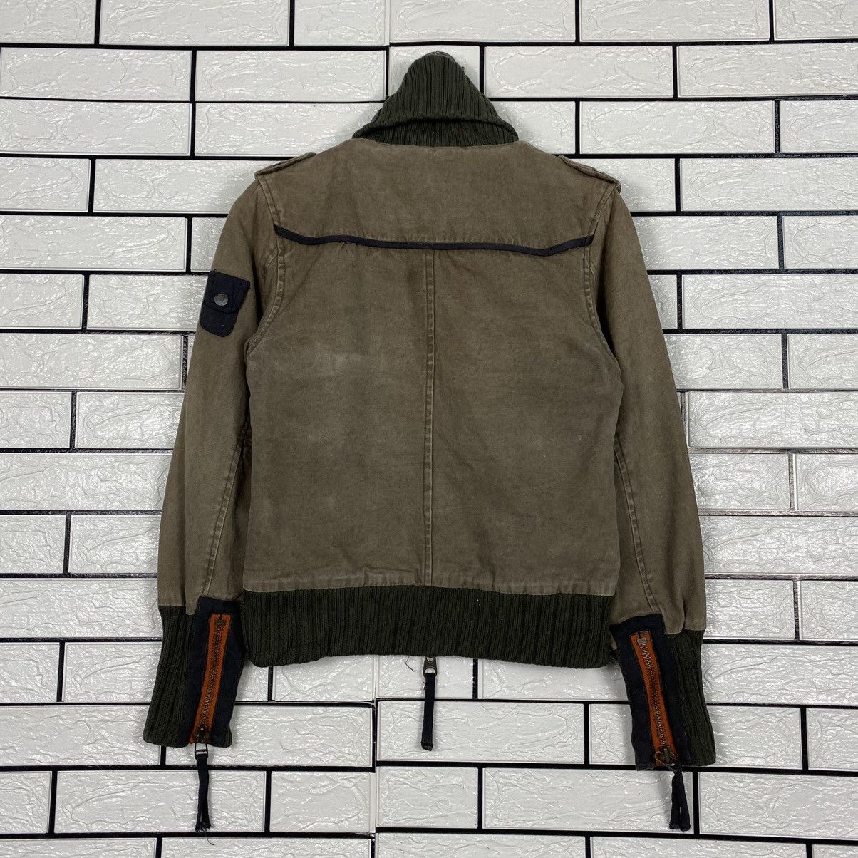 Japanese Brand 📌Cropped Bondage Parachute Biker Jacket Avirex Size US S / EU 44-46 / 1 - 9 Thumbnail