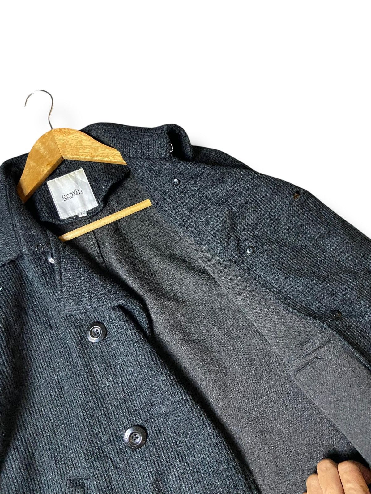 Japanese Brand × Vintage Growth x In The Attic Double Breasted Wool Coat (122) Size US M / EU 48-50 / 2 - 3 Thumbnail