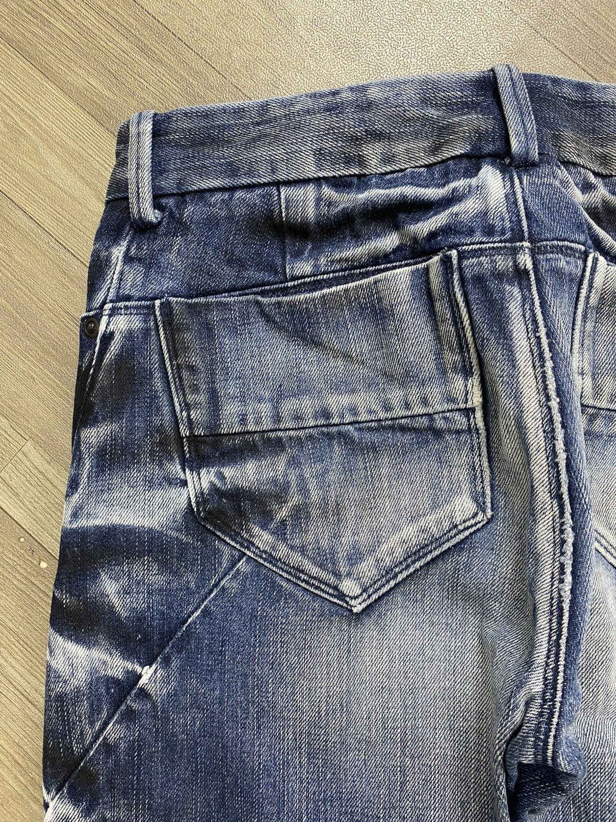 BUFFALO BOBS Buffalo Bobs Johnny Wolf Distressed Clawmark Mudmax Jeans Size US 32 / EU 48 - 14 Thumbnail