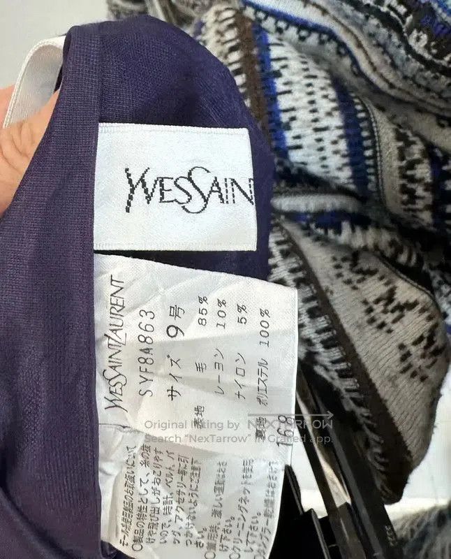 Yves Saint Laurent Yves Saint Laurent Purple Wool Half Skirt . Size 28" / US 6 / IT 42 - 4 Thumbnail