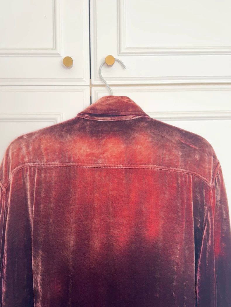 Saint Laurent Paris saint laurent velvet shirt in size medium-2507 Size US M / EU 48-50 / 2 - 5 Thumbnail