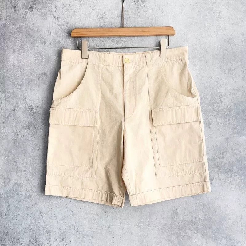 Gucci Gucci x The North Face Beige Cotton Shorts Size US 32 / EU 48 - 1 Thumbnail