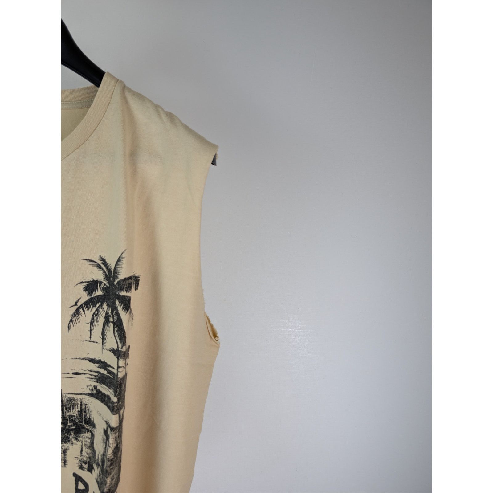Gallery Dept. o1rshd1 Skeleton Beach Sleeveless T-Shirt in Beige Size US XL / EU 56 / 4 - 5 Thumbnail