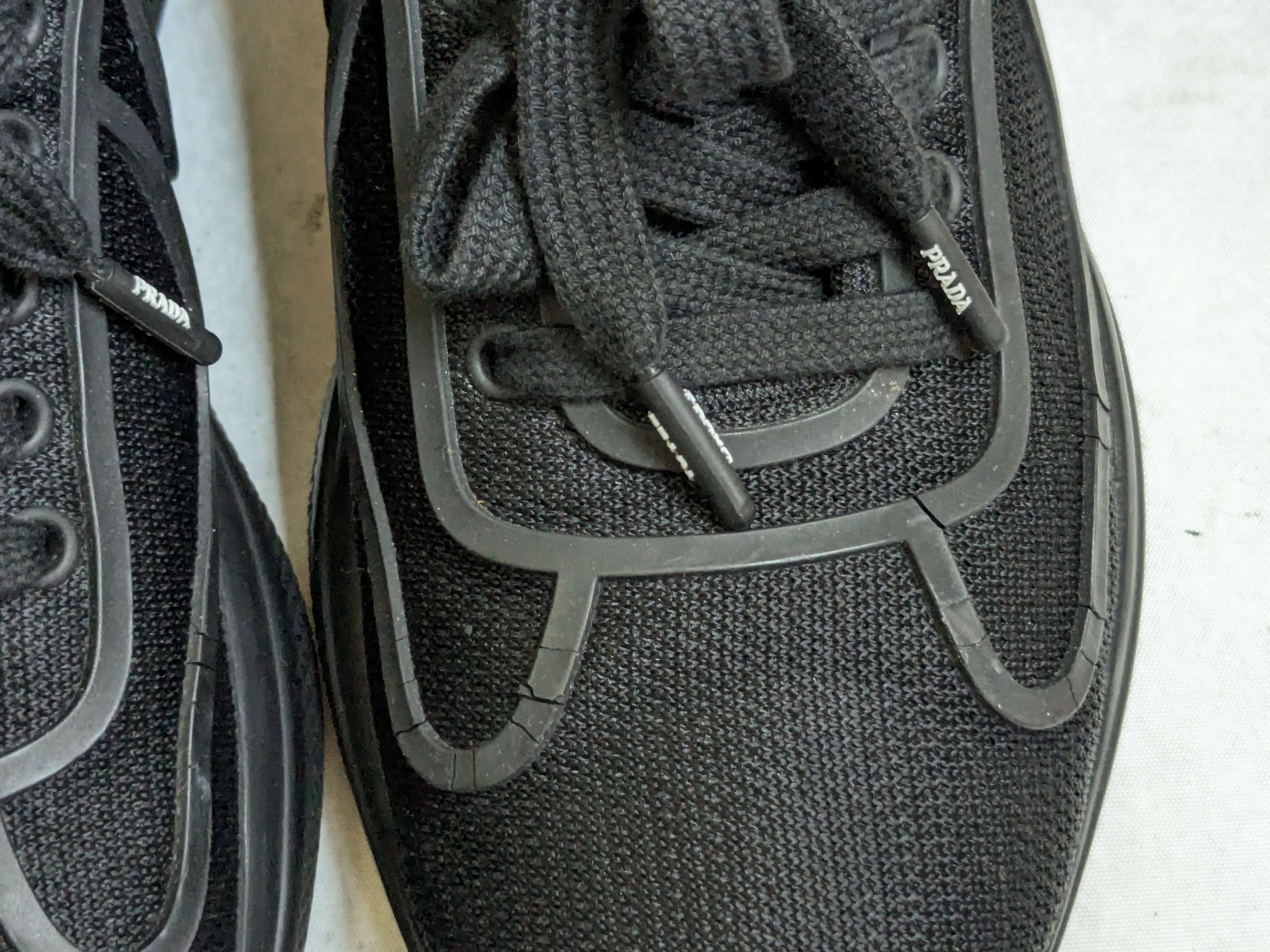 Prada Prada America's Cup Sneakers Black Red Low Tops 11 Size US 11 / EU 44 - 9 Thumbnail