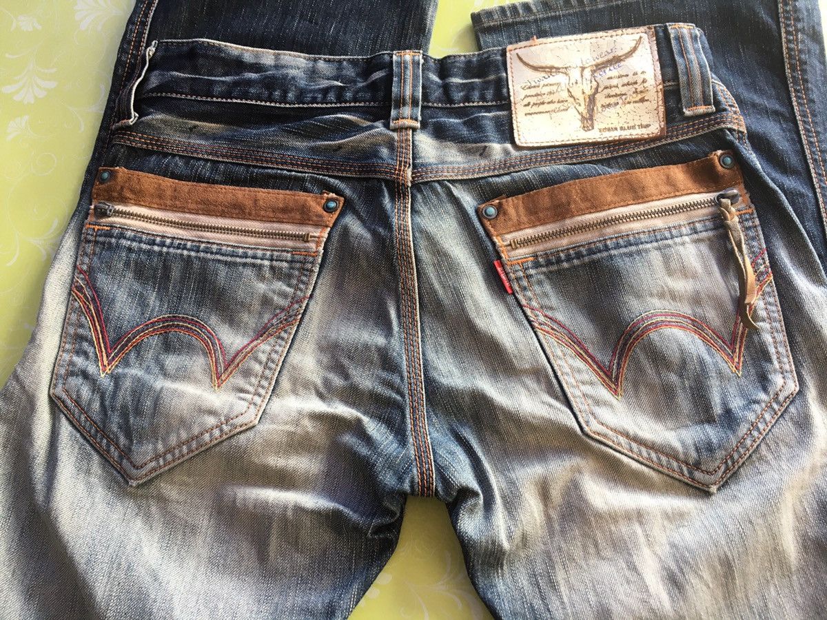 Edwin × Vintage Edwin buffalo head rare vintage Size US 33 - 17 Thumbnail