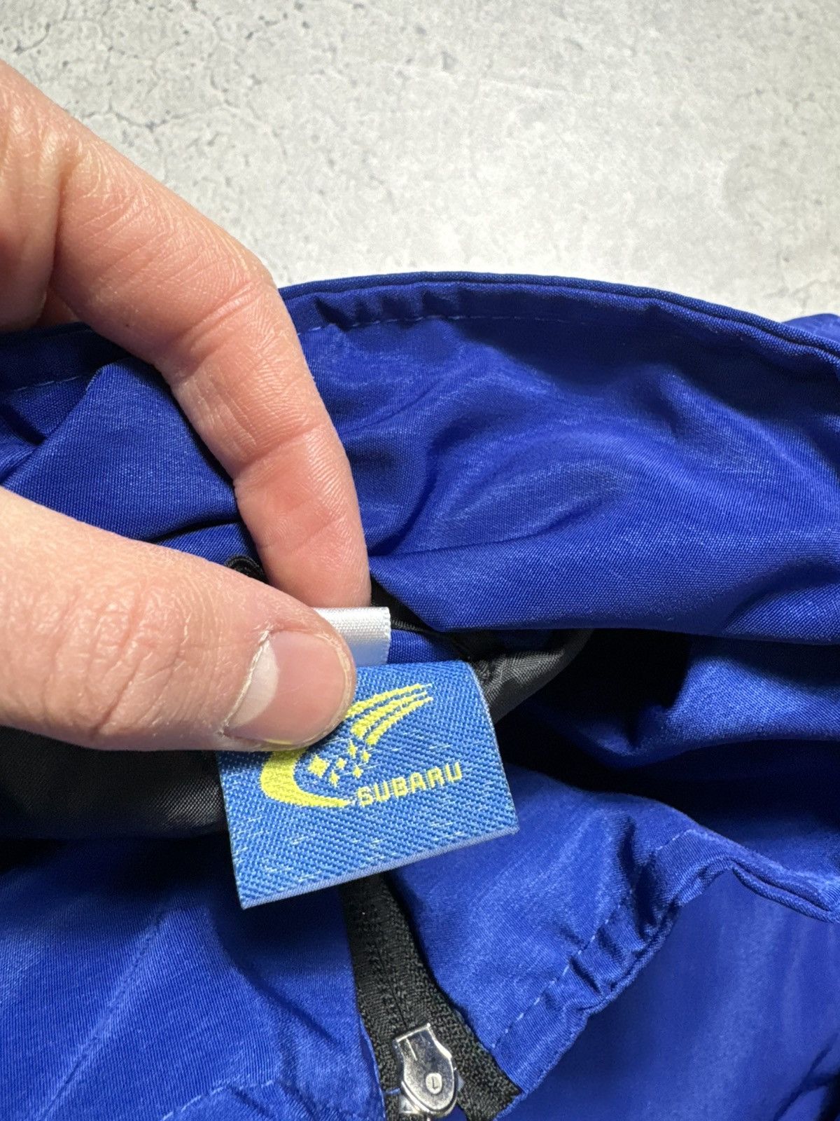 Vintage Subaru Pirelli Racing Bomber Jacket Blue Size US XL / EU 56 / 4 - 8 Thumbnail