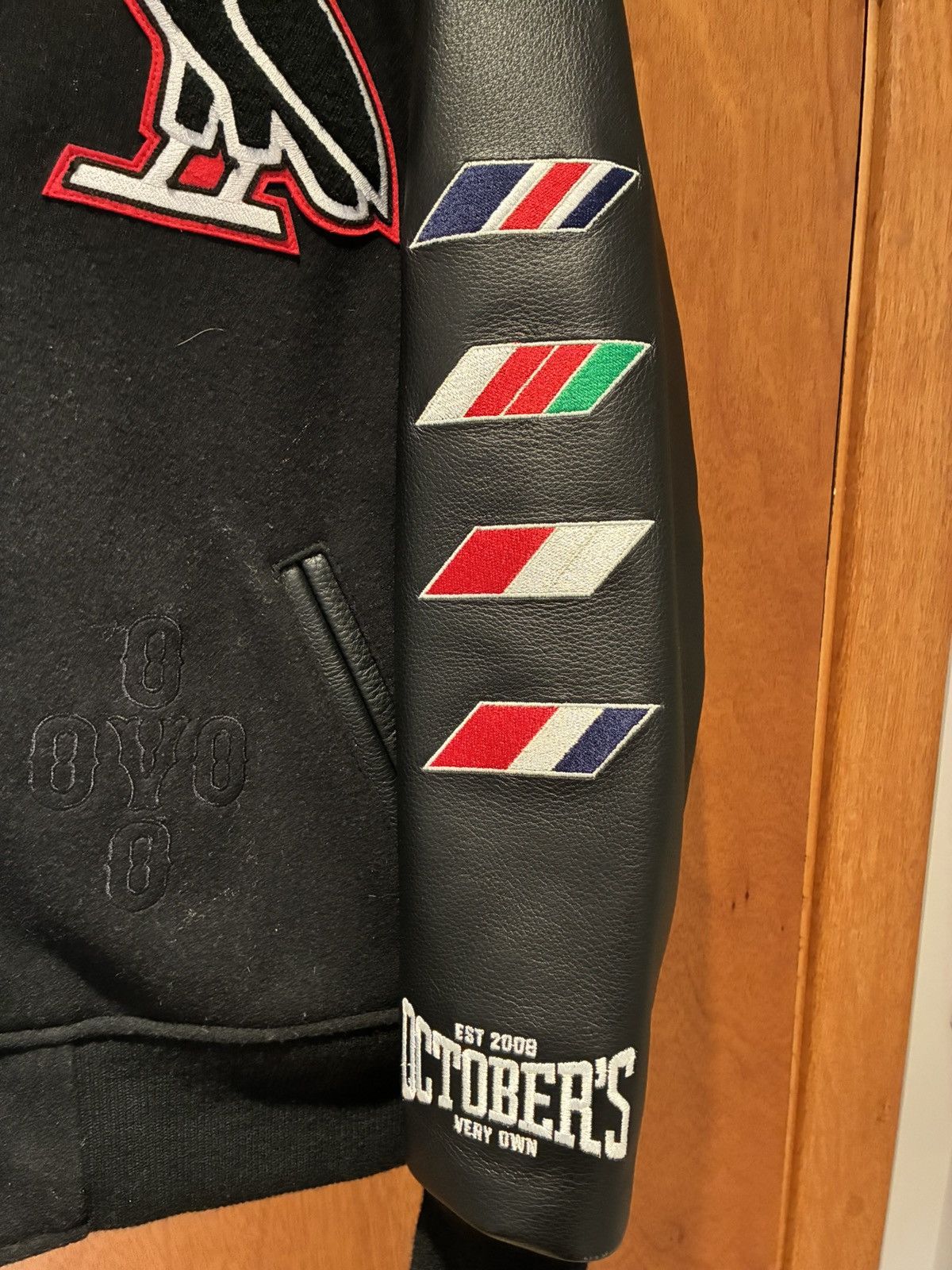 October's Very Own Iceman Drake x UFC Championship Varsity Leather Jacket Size US S / EU 44-46 / 1 - 3 Thumbnail
