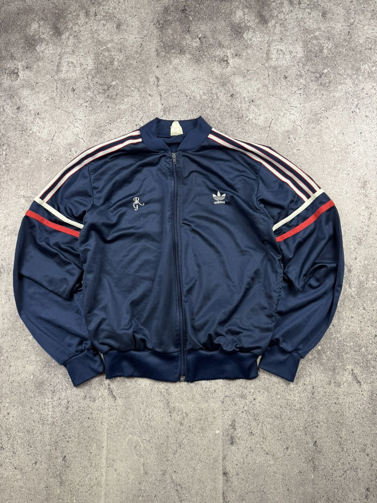 Adidas Vintage 1980’s Adidas Ruud Gullet Track jacket Navy blue OG Size US M / EU 48-50 / 2 - 1 Thumbnail