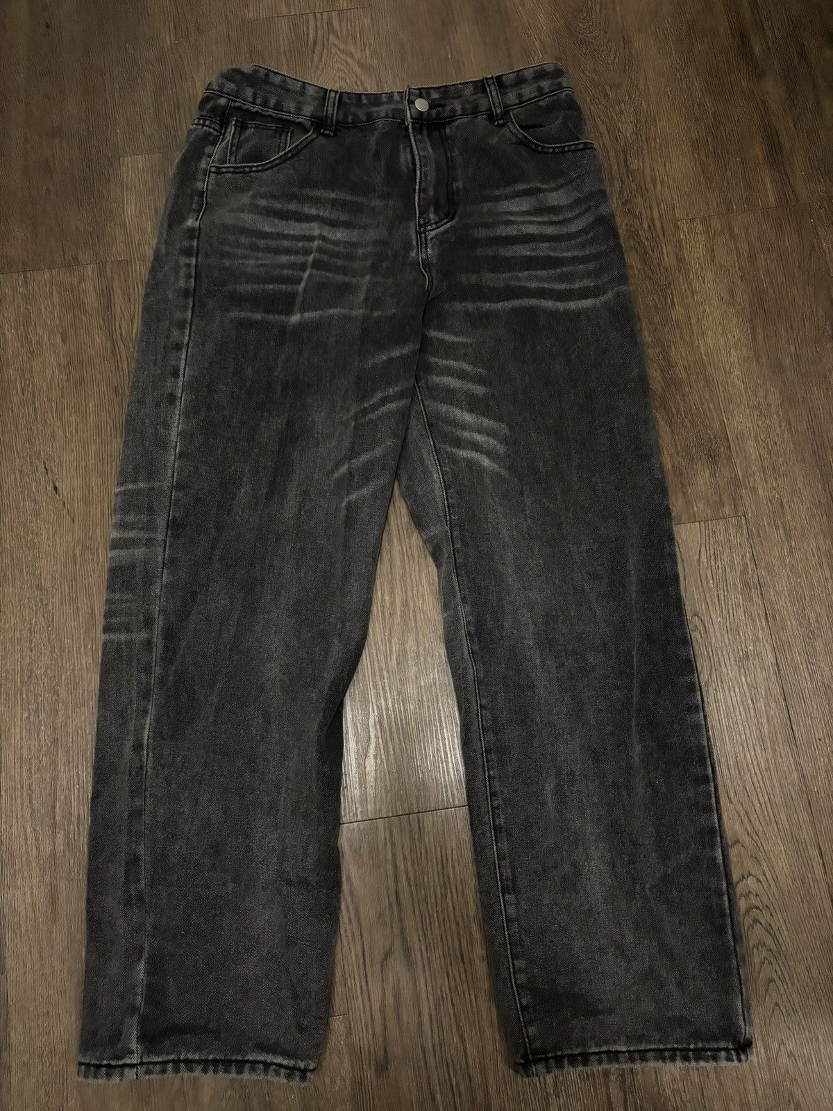 Other Men’s Black baggy straight leg jeans Size US 32 / EU 48 - 1 Thumbnail